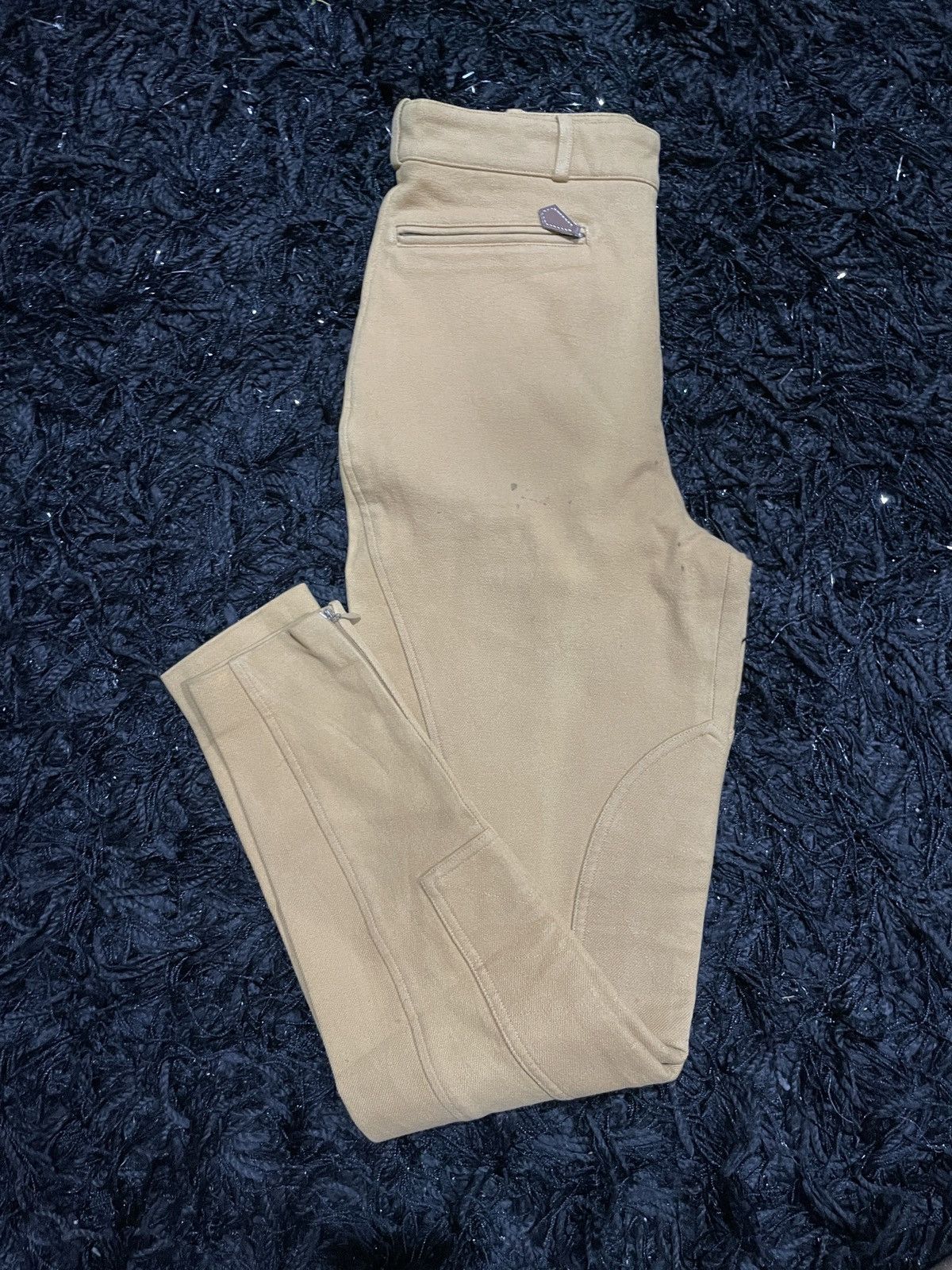 Designer × Hermes × Vintage HERMES- PARIS Equestrian Windowpane Riding Jodphur Pants Size 28" / US 6 / IT 42 - 14 Thumbnail