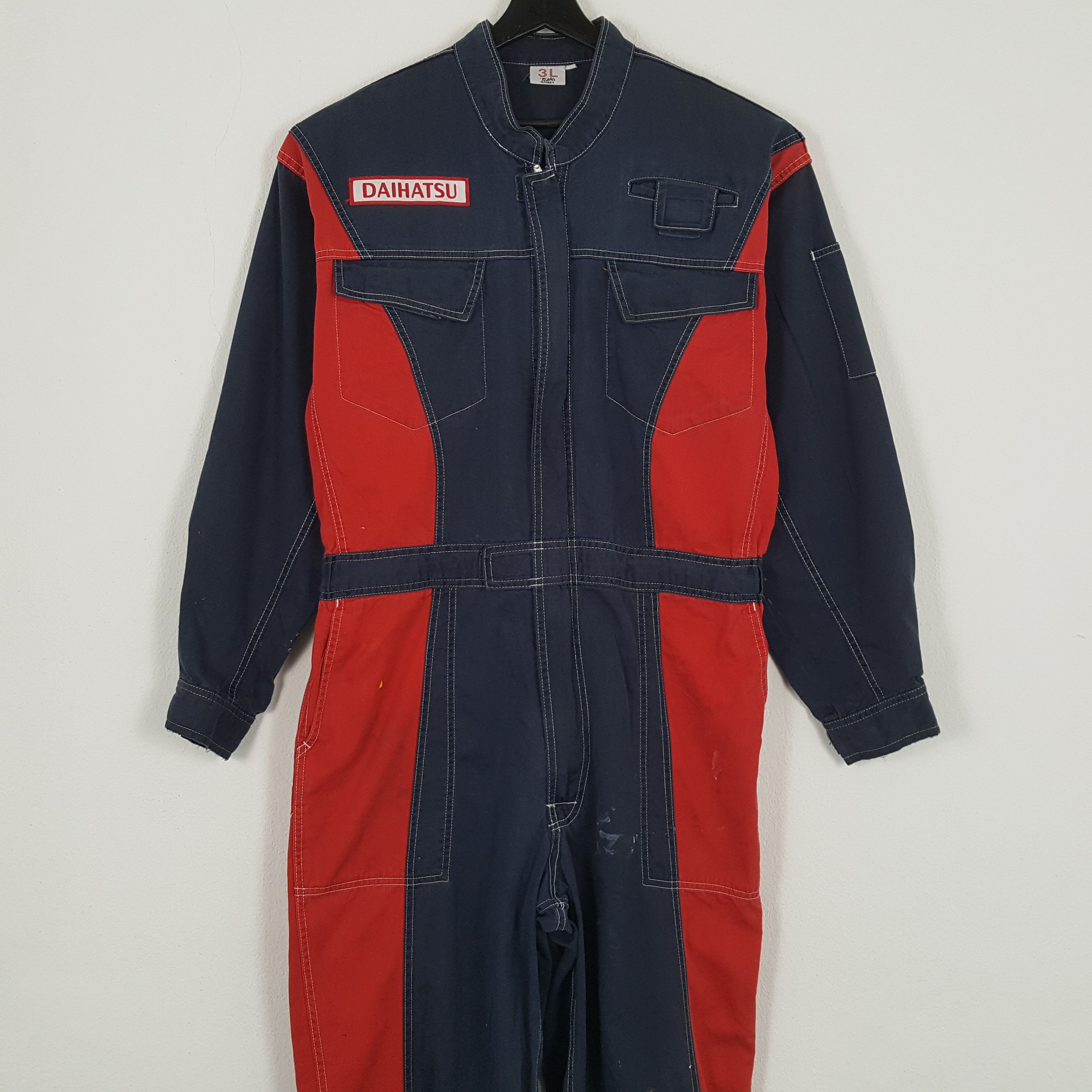 Vintage DAIHATSU Japanese Motorsports Workwear Coverall Jacket Size US XL / EU 56 / 4 - 5 Thumbnail