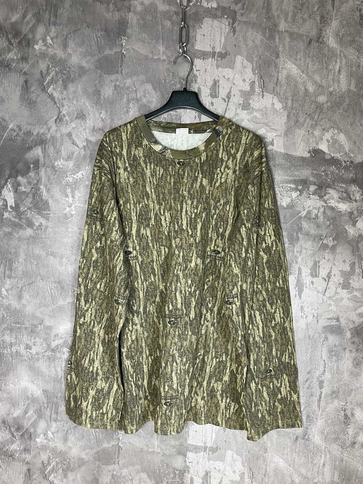 Carhartt × Mossy Oaks × Vintage Crazy Vintage Mossy Oak Camo Long Sleeve T Shirt Style Faded Size US XL / EU 56 / 4 - 1 Thumbnail