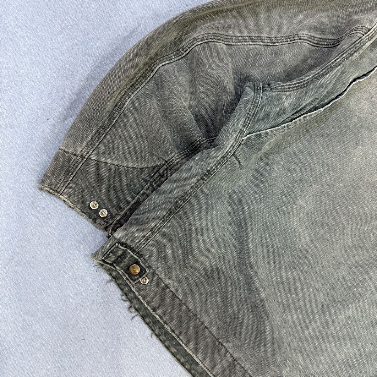 Carhartt 90s Rare💥 Sun Faded Carhartt HTG Detroit Jacket Size US L / EU 52-54 / 3 - 11 Thumbnail