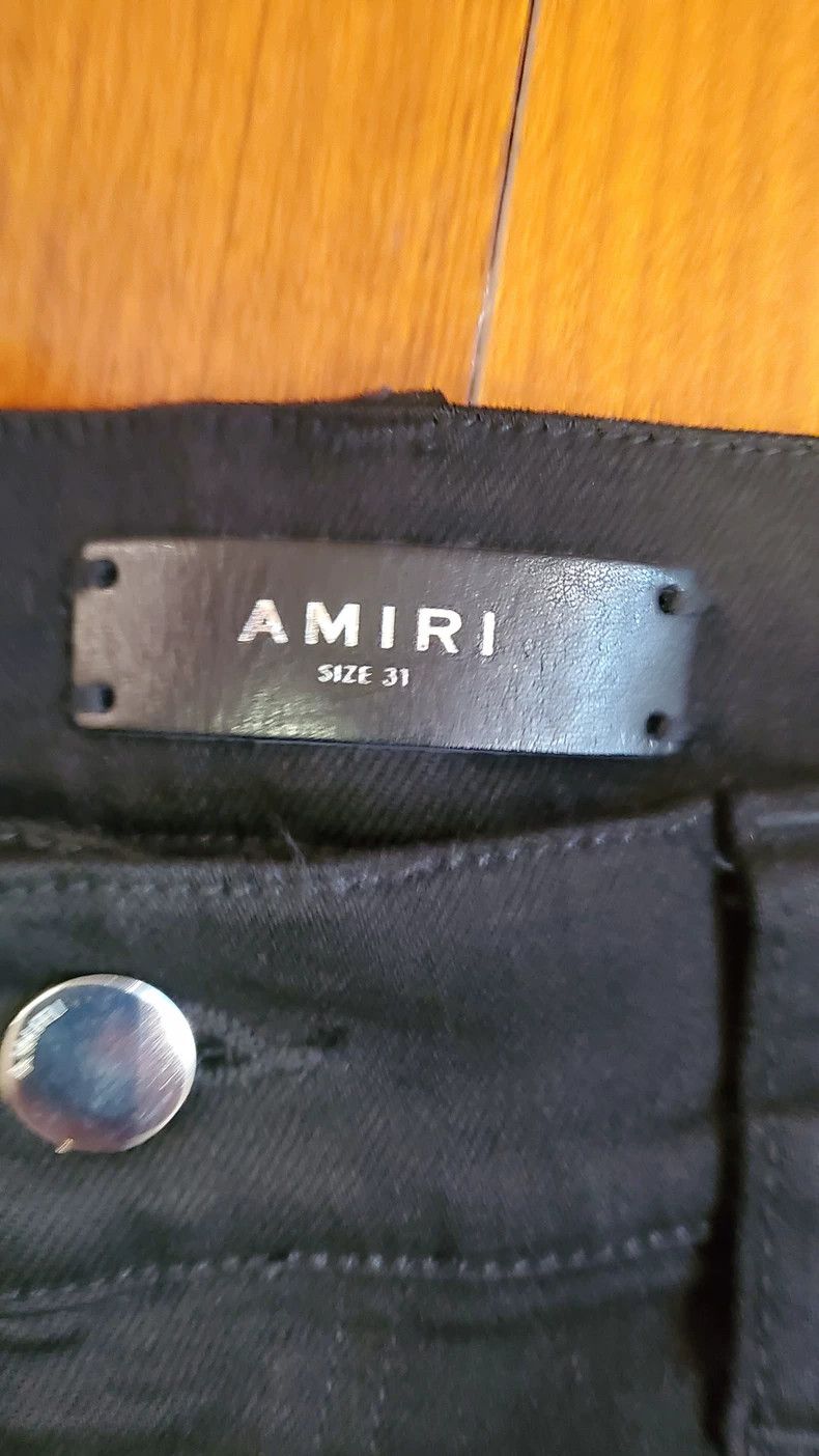Amiri Amiri 19th season musical note diamond black jeans Size US 31 - 3 Thumbnail