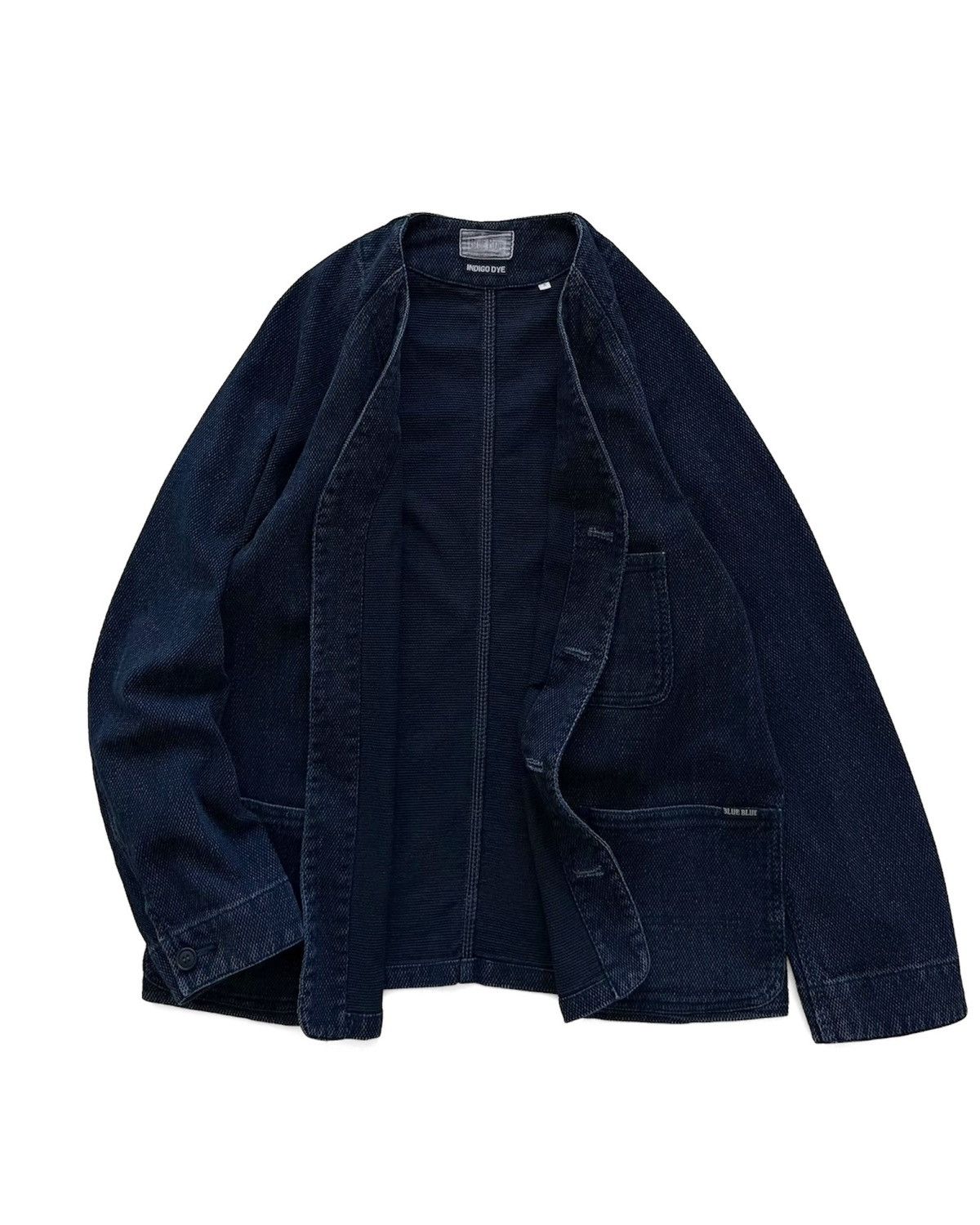 Blue Blue Japan BLUE BLUE INDIGO CHORE JACKET Size US L / EU 52-54 / 3 - 4 Thumbnail