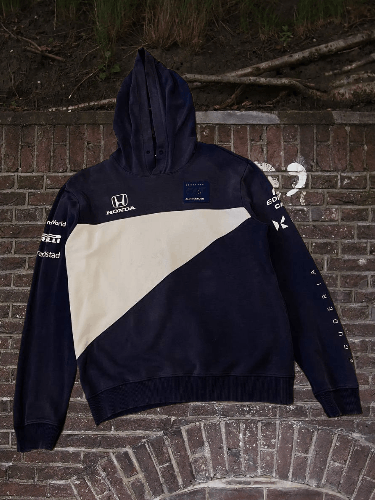 Vintage Alpha Tauri Hoodie HONDA Size US XL / EU 56 / 4 - 1 Thumbnail
