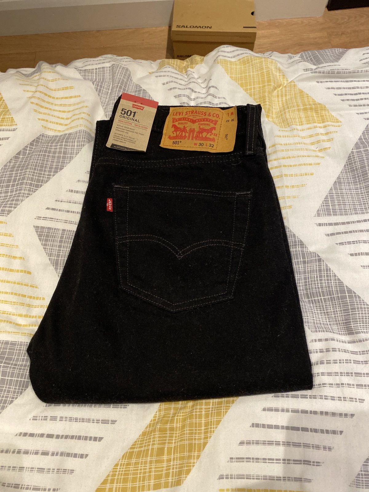 Levi's 30x32 Levi’s 501 Original Black Size US 30 / EU 46 - 1 Thumbnail