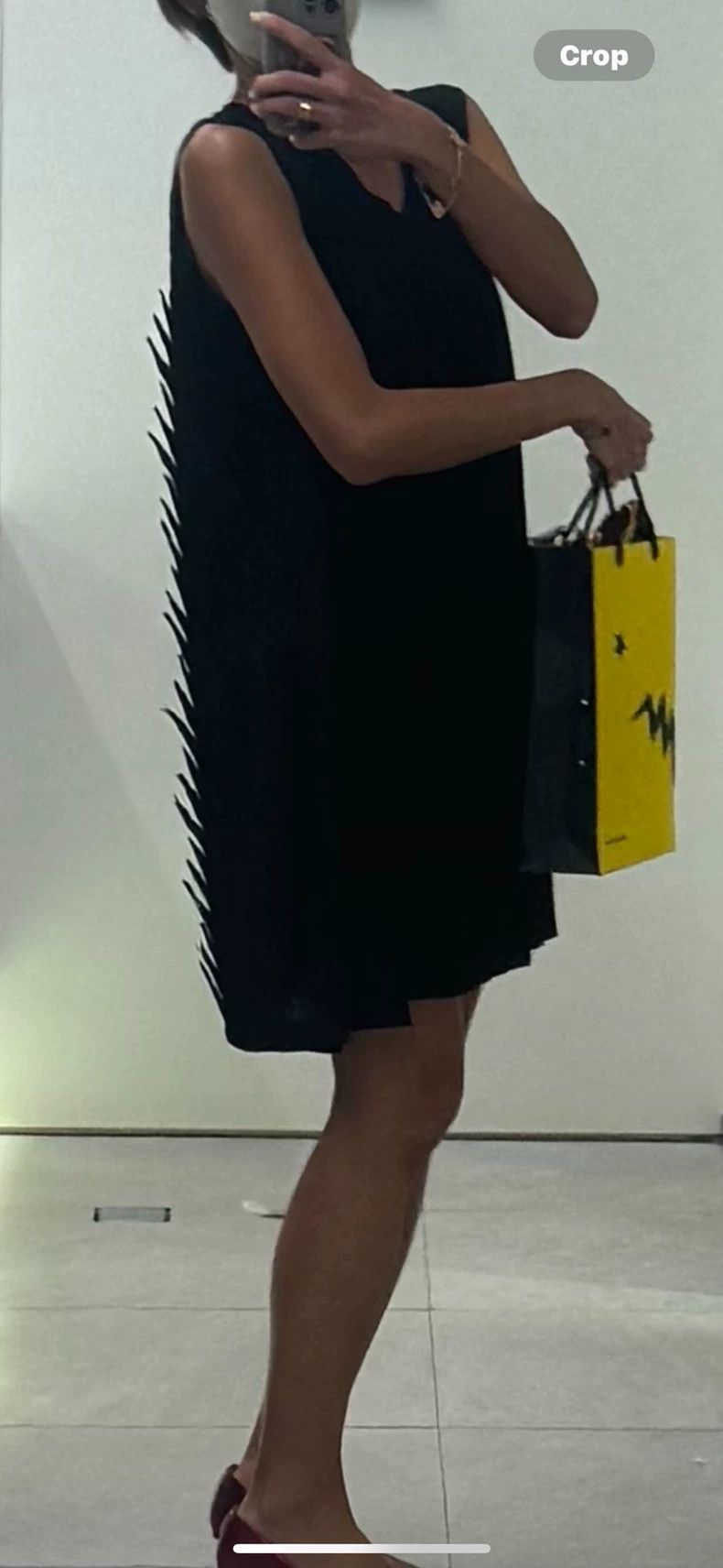 Issey Miyake Issey Miyake size:3 Black zigzag dress Size M / US 6-8 / IT 42-44 - 2 Thumbnail