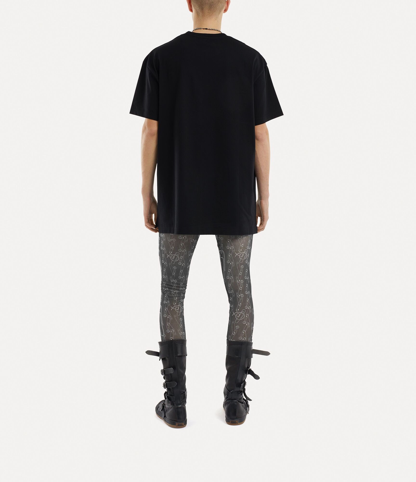 Vivienne Westwood o1srvl11e0326 Oversized T-Shirt in Black Size US L / EU 52-54 / 3 - 4 Thumbnail