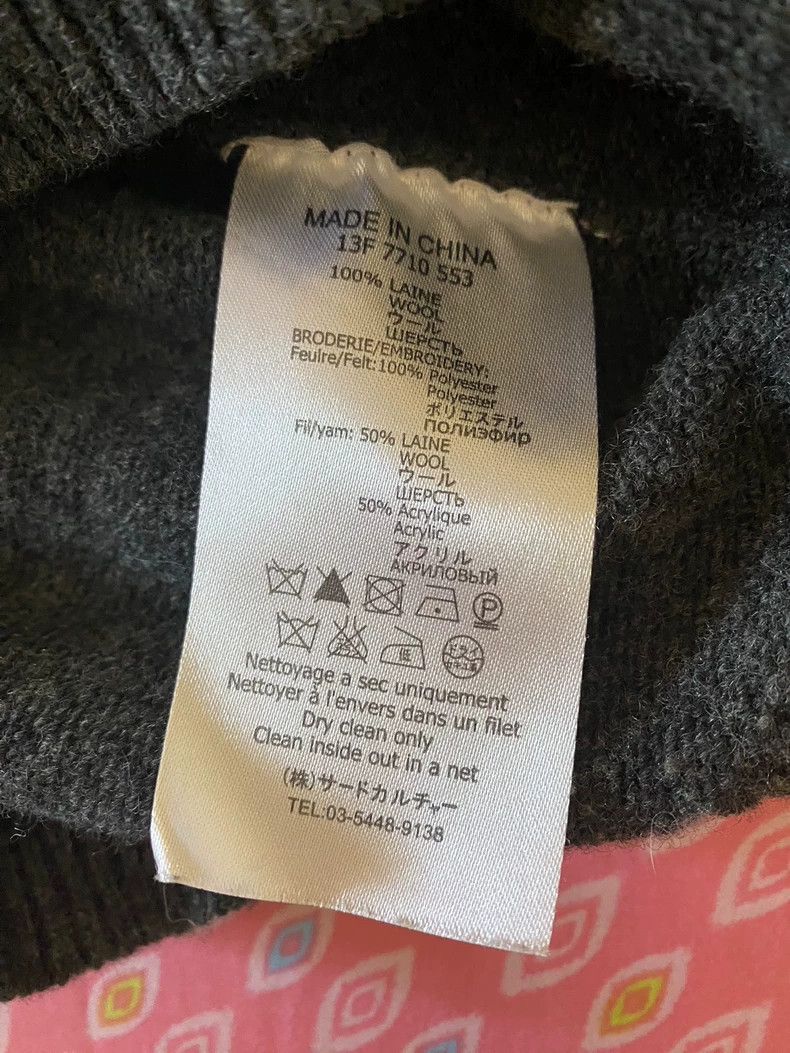 Givenchy Givenchy Star Knit Sweater, Deep Gray, Men's, Size M Size US M / EU 48-50 / 2 - 5 Thumbnail