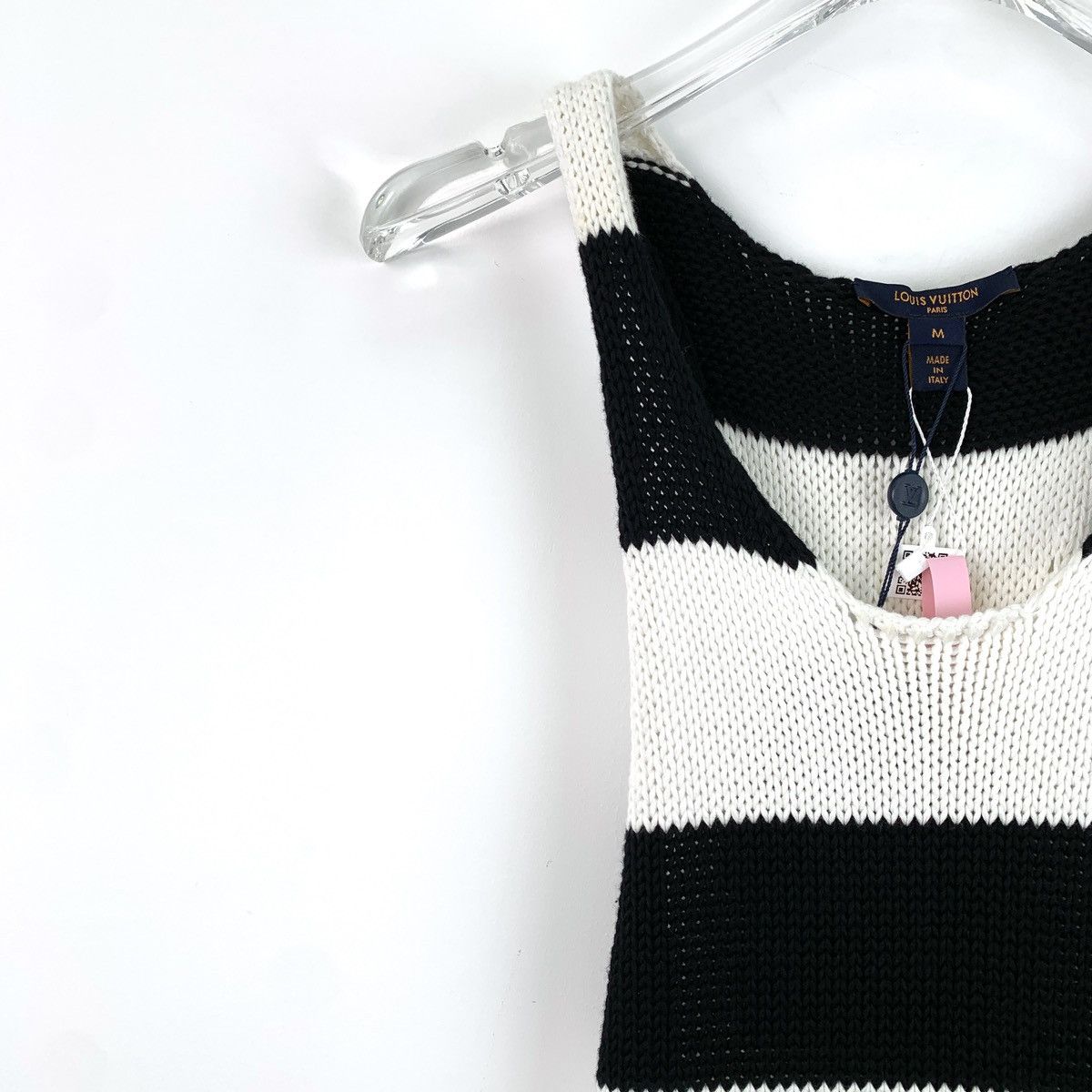 Louis Vuitton Louis Vuitton Striped Logo Sleeveless Knit Dress K26WX Size M / US 6-8 / IT 42-44 - 3 Thumbnail