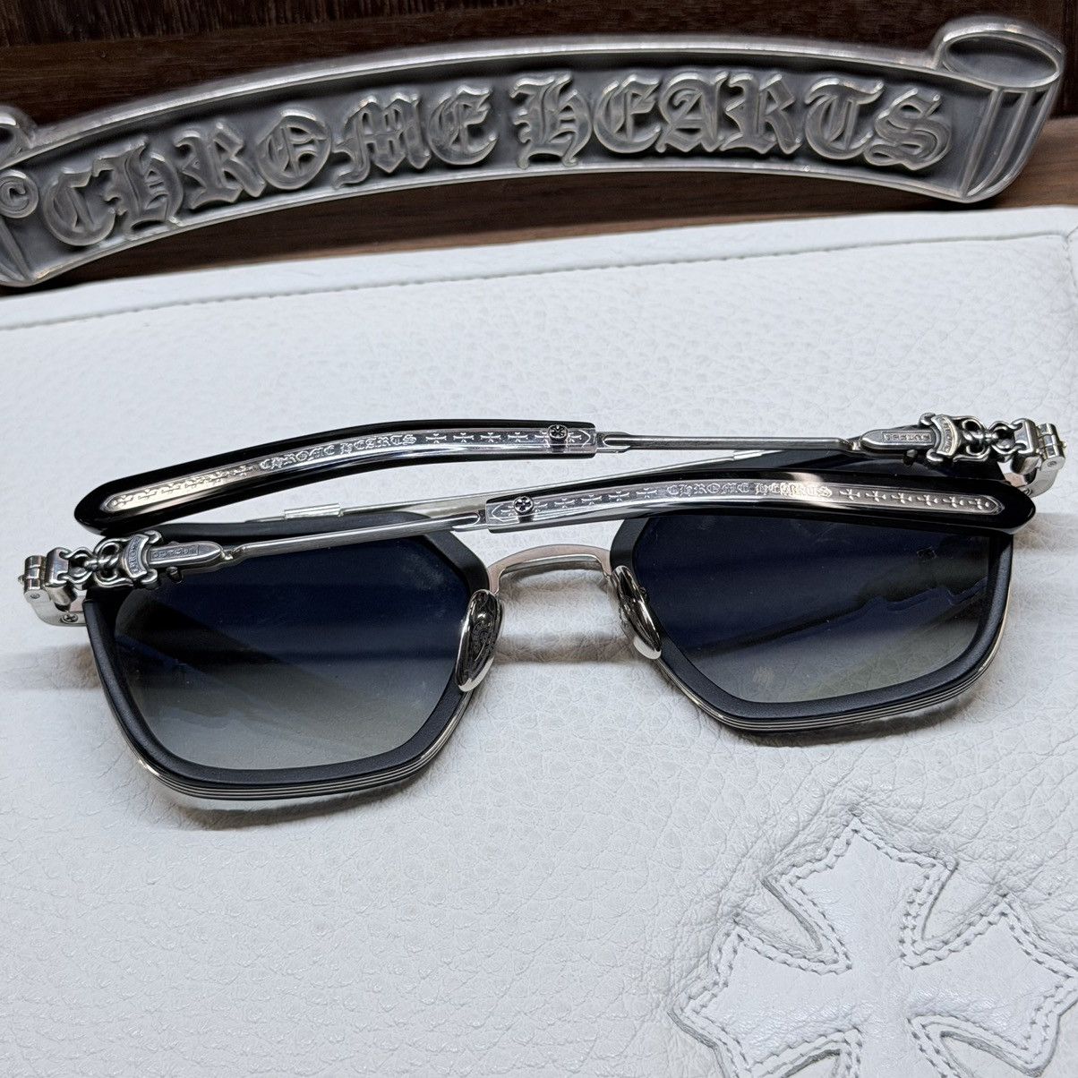 Chrome Hearts Chrome Hearts HOTATION 1/1 Sunglasses Size ONE SIZE - 2 Thumbnail