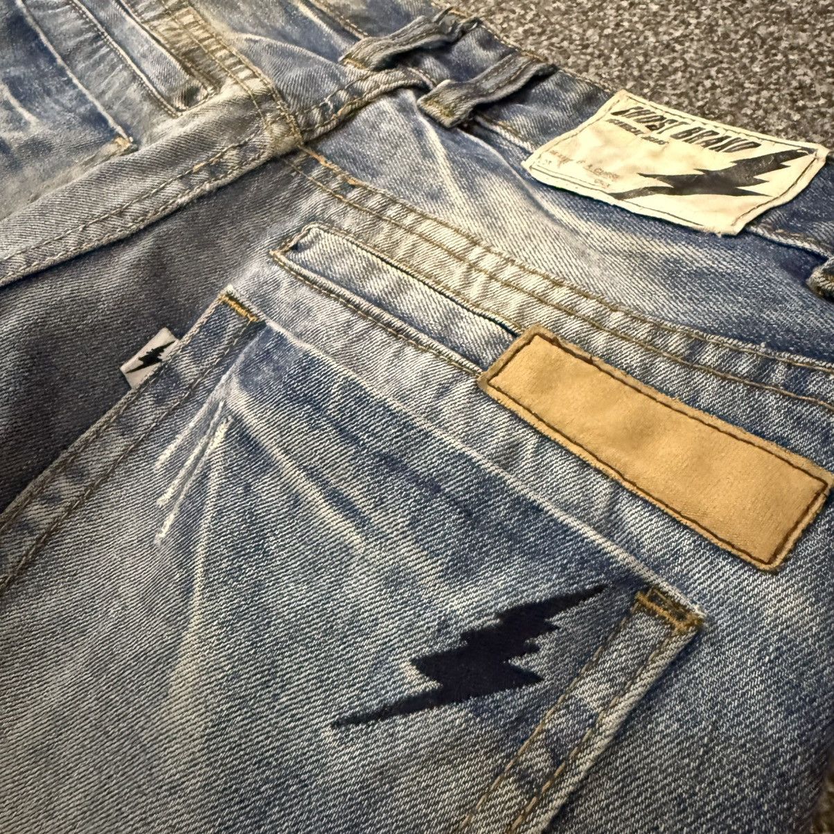 Seditionaries 90s Japanese Ghost Brand Distressed Denim W31 Size US 31 - 7 Thumbnail