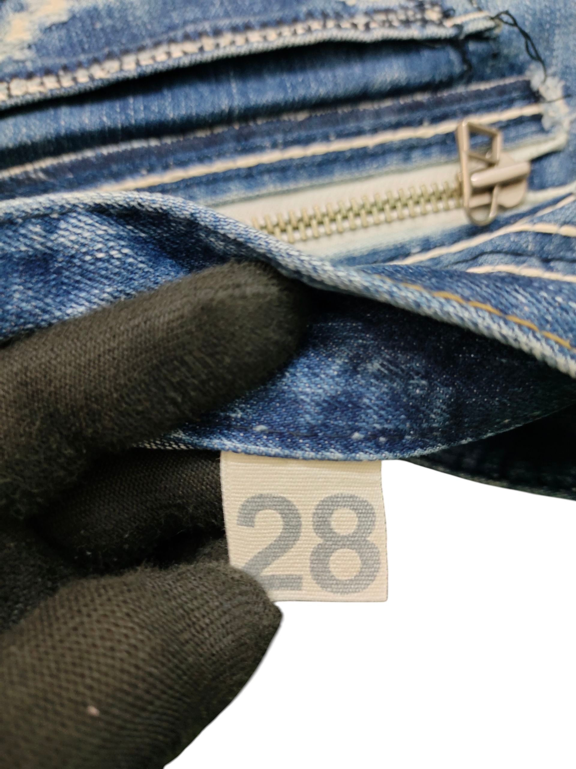 Number (N)ine × Undercover Yoshitomo Nara Lolita Clawmark Distress Denim Jeans Size US 30 / EU 46 - 11 Thumbnail
