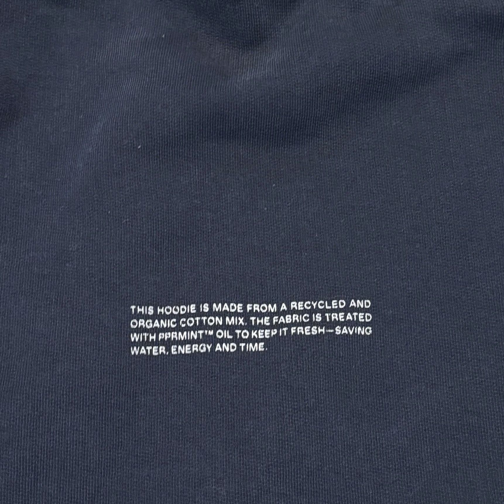 Pangaia Pangaia Sweatshirt Hoodie Unisex Small Navy Blue Organic Cotton Logo Slim Fit Activewear Hoodie Mens Womens Size S / US 4 / IT 40 - 2 Thumbnail