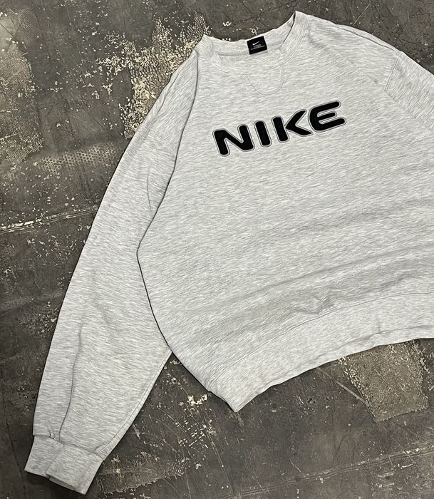 Vintage nike hotsell spell out sweatshirt