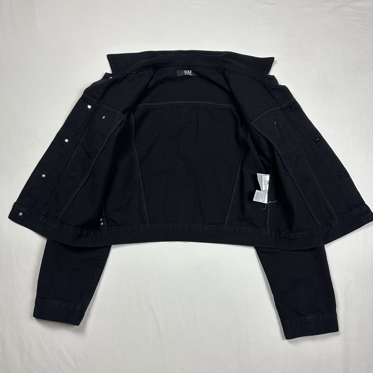 Raf Simons Raf By Raf Simons Cropped Wide Denim Jacket Size US M / EU 48-50 / 2 - 11 Thumbnail