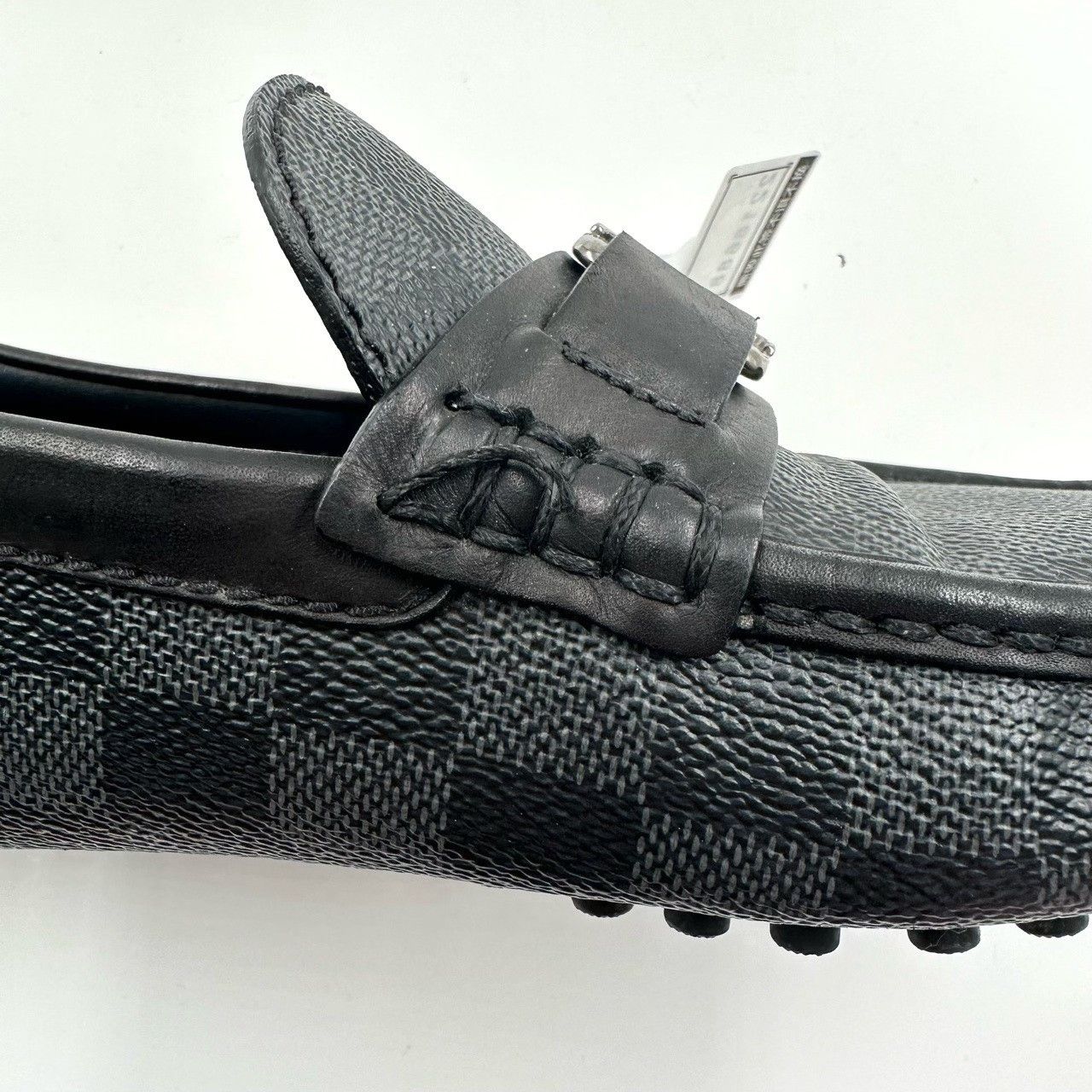 Louis Vuitton Louis Vuitton Black Gray Check Loafers Size US 6.5 / EU 39-40 - 8 Thumbnail
