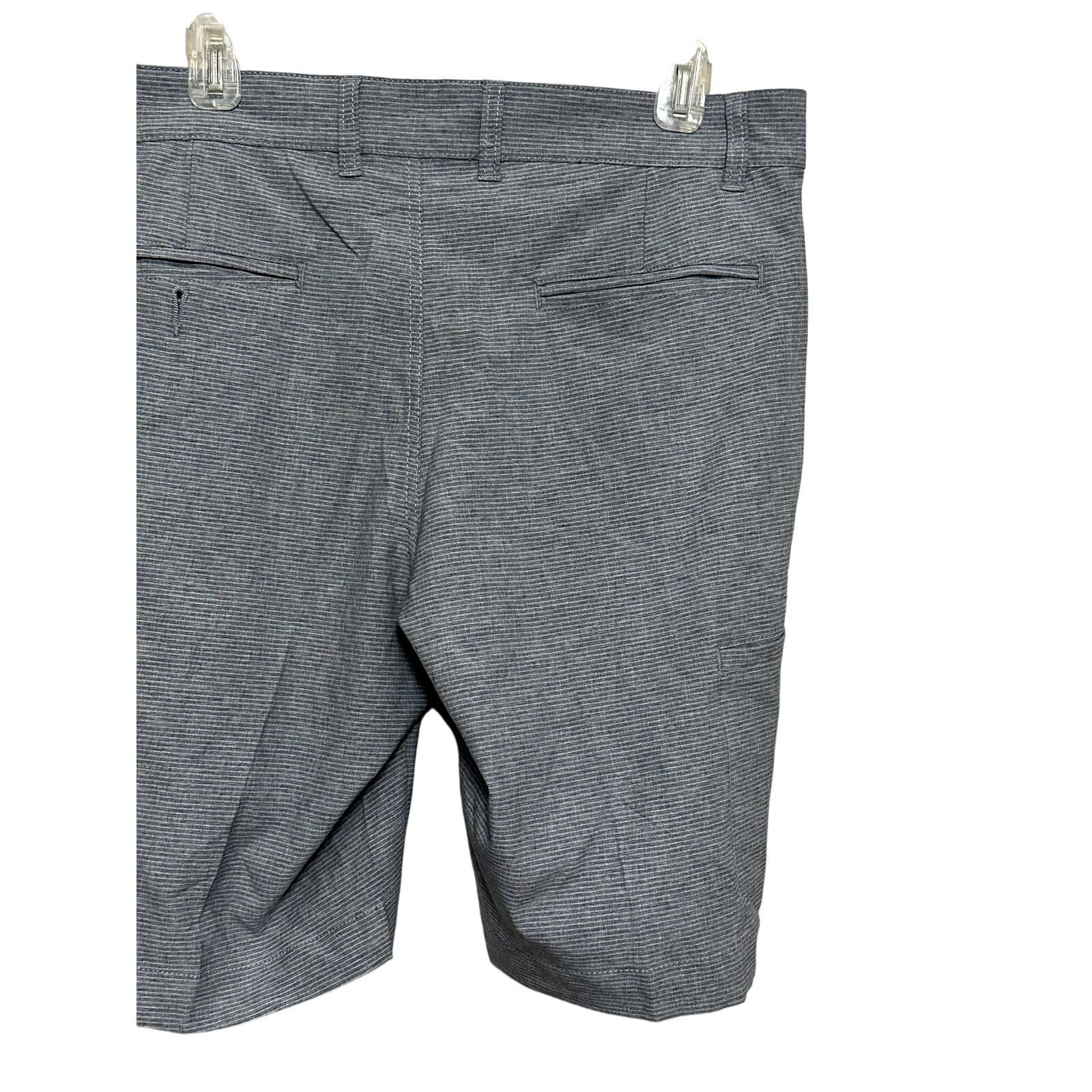 Other Vintage 1946 Shorts Striped Flat Front Golf Utility Gray 33 Size US 33 - 6 Thumbnail