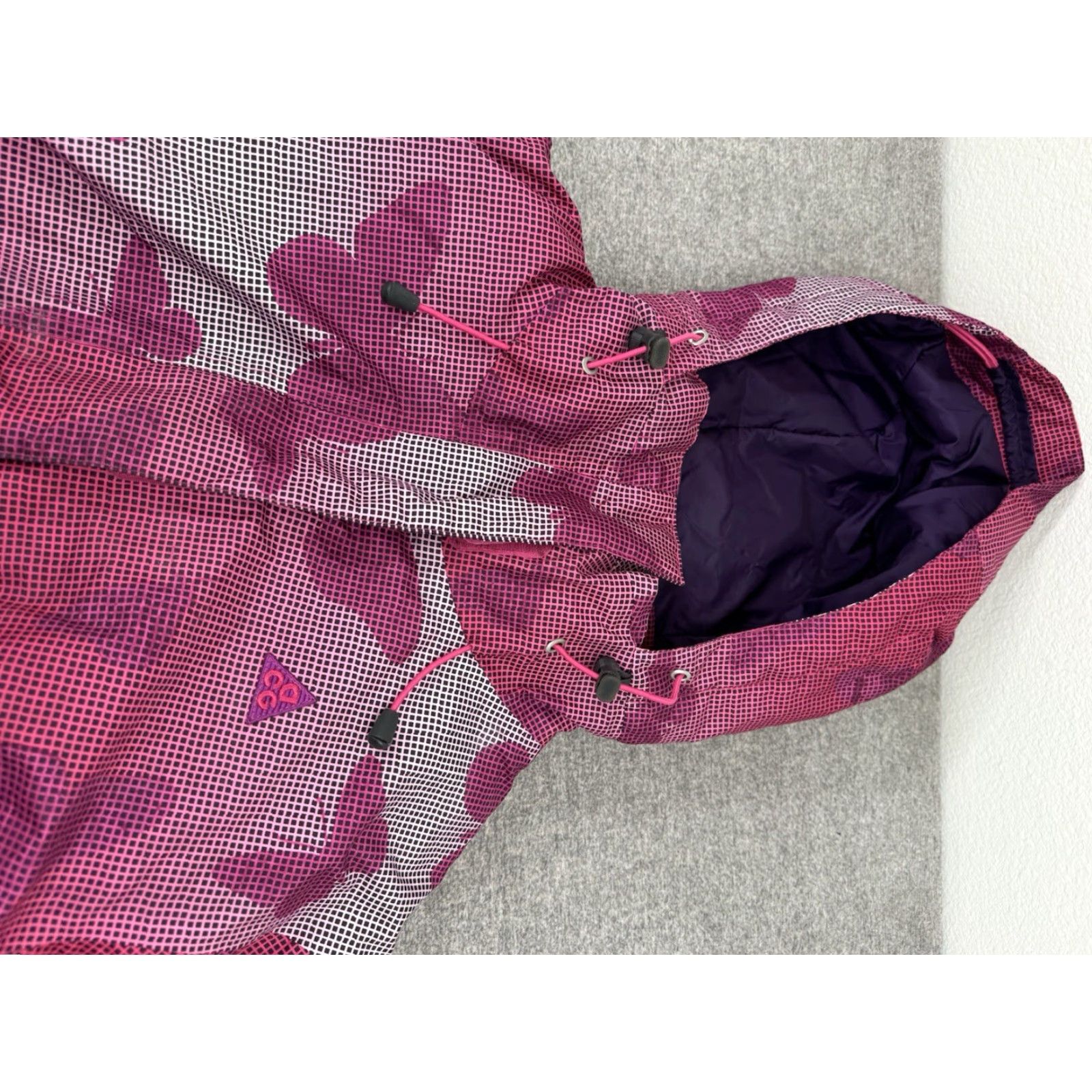 Nike Nike ACG Jacket Women Medium Ski Storm Parka Pink Purple Nylon Coat Mid-Length Zip Size M / US 6-8 / IT 42-44 - 7 Thumbnail