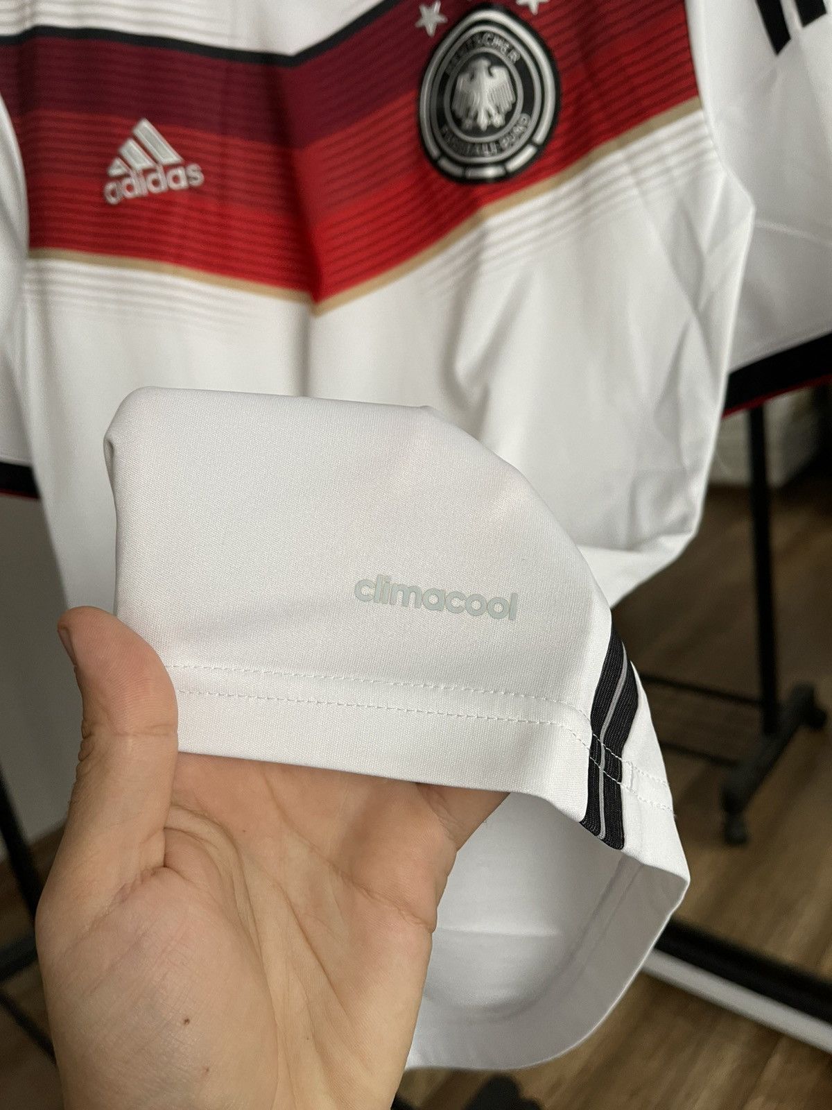 Adidas 2014/2015 Adidas Germany Soccer Jersey T-Shirt Tee Size US S / EU 44-46 / 1 - 7 Thumbnail