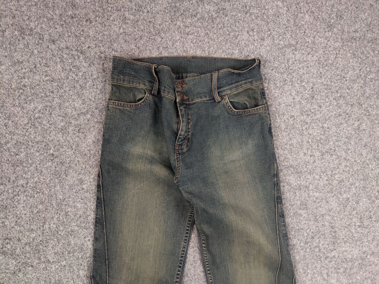 If Six Was Nine Vintage if six was nine Y2K style flared Bootkot denim Jeans Size 30" / US 8 / IT 44 - 7 Thumbnail