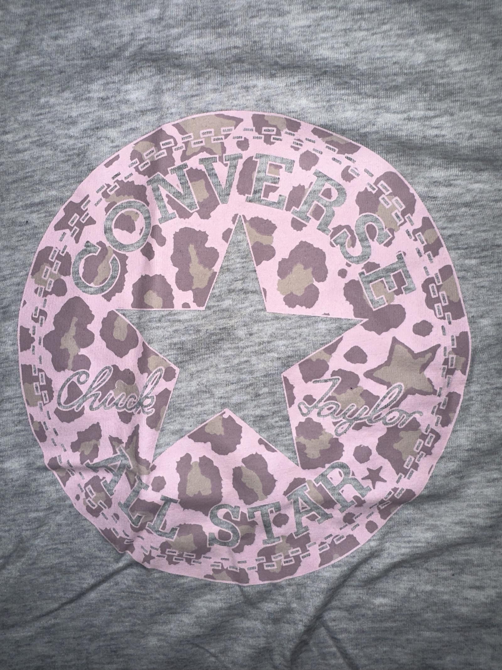 Converse Converse Big Kid (Girls) Leopard Chuck Patch Graphic T-Shirt Size S / US 4 / IT 40 - 2 Thumbnail