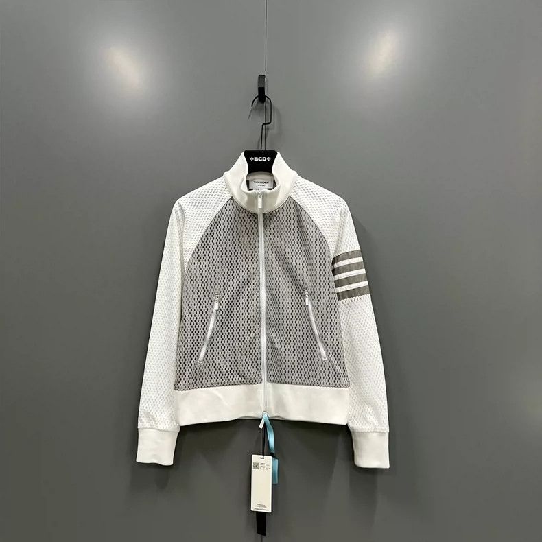Thom Browne Thom Browne Colorblock Mesh Stripe Jacket - dmc Size US XS / EU 42 / 0 - 1 Thumbnail