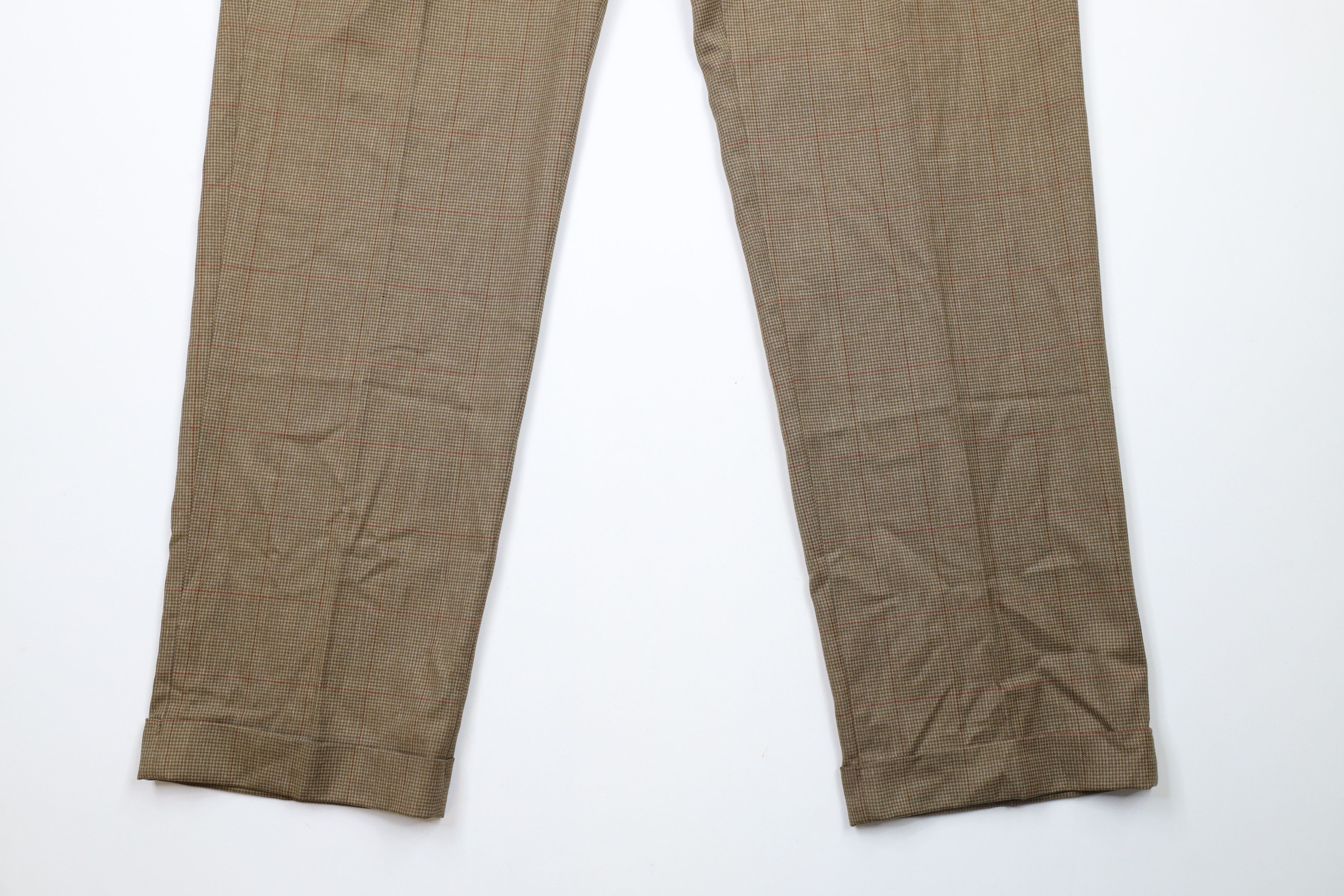 Tommy Hilfiger × Vintage Vintage 90s Tommy Hilfiger Cuffed Houndstooth Chino Pants Size US 36 / EU 52 - 4 Thumbnail