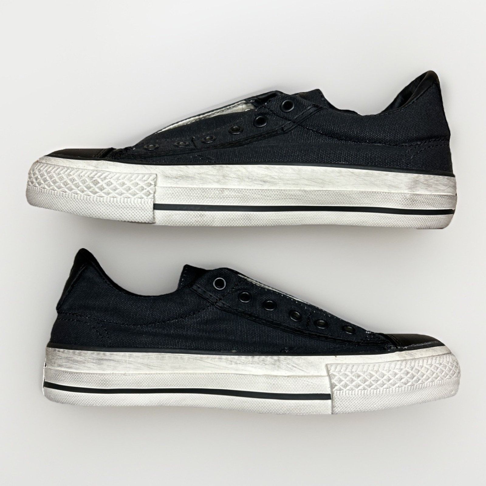 Converse Converse x John Varvatos Laceless Black- Men's 4/ Women's 6 Size US 6 / IT 36 - 2 Thumbnail