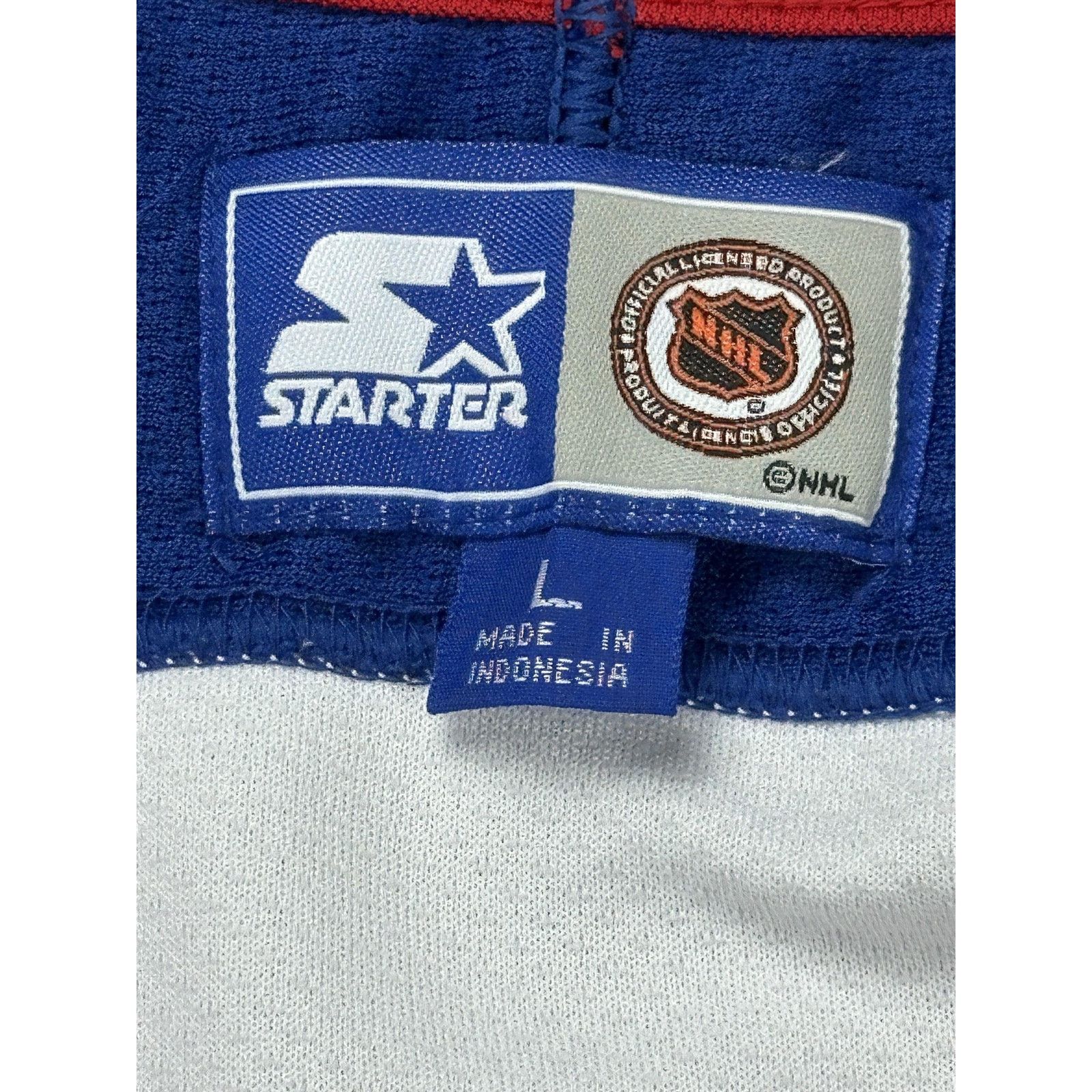 Starter New York Rangers Jersey Mens Large White NHL Hockey Starter Size US L / EU 52-54 / 3 - 10 Thumbnail