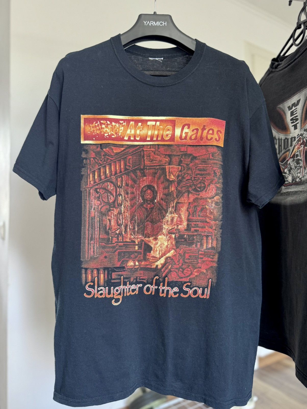 Band Tees Vintage At The Gates Slaughter Of The Soul Death Metal Tee Size US L / EU 52-54 / 3 - 1 Thumbnail