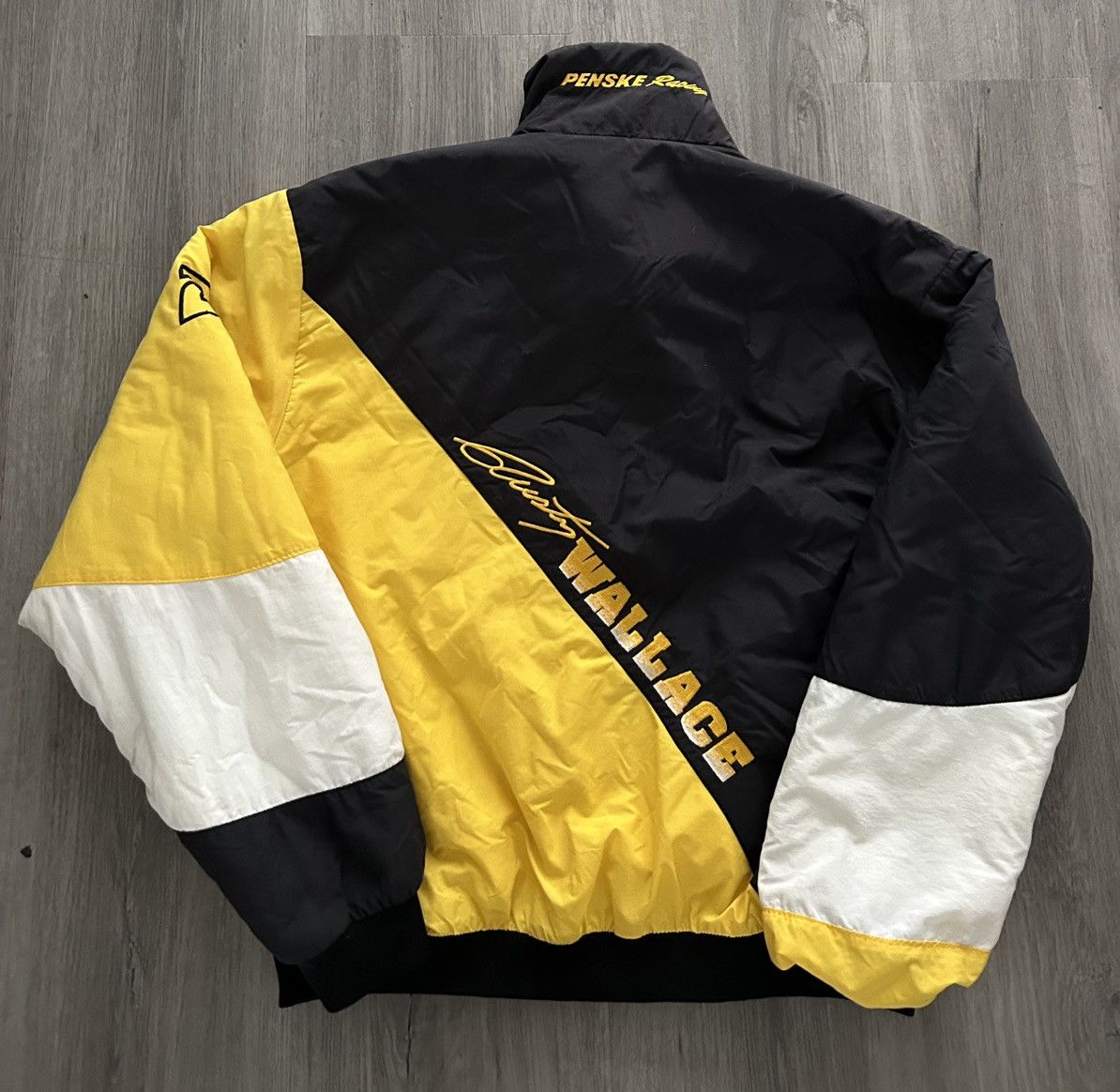 Vintage 90s Miller Genuine Draft Rusty Wallace Penske Racing Jacket Size US XL / EU 56 / 4 - 2 Thumbnail
