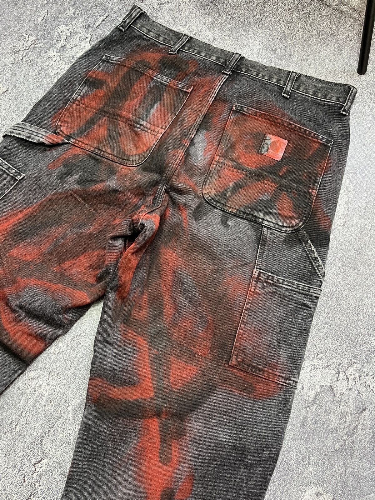 Carhartt Custom Carhartt Denim Anarchy/A$AP carpenter limited edition Size US 32 / EU 48 - 3 Thumbnail