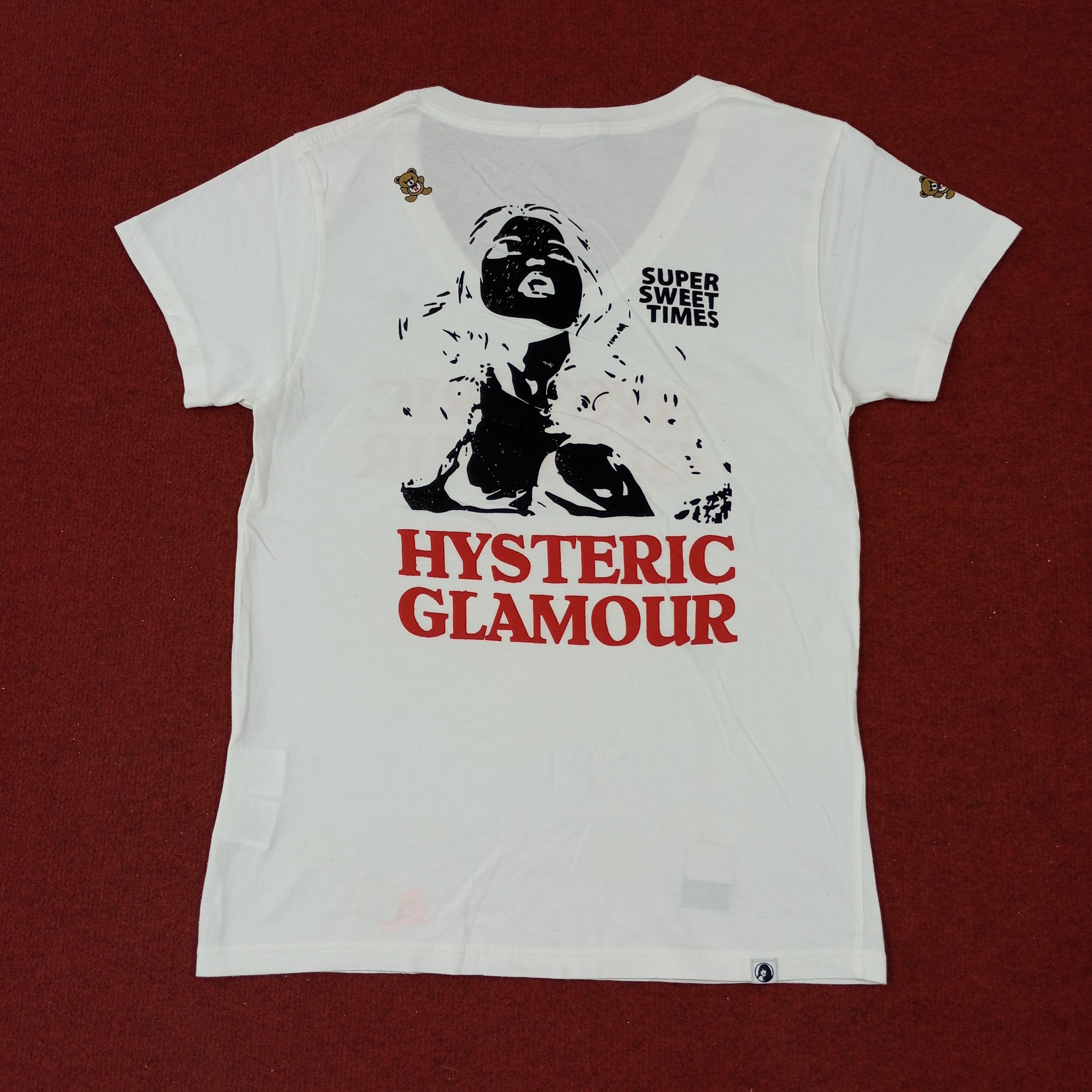 Hysteric Glamour × Japanese Brand × Vintage Hysteric Glamour Japanese Brand Custom Tshirt C219N49 Size S / US 4 / IT 40 - 1 Thumbnail