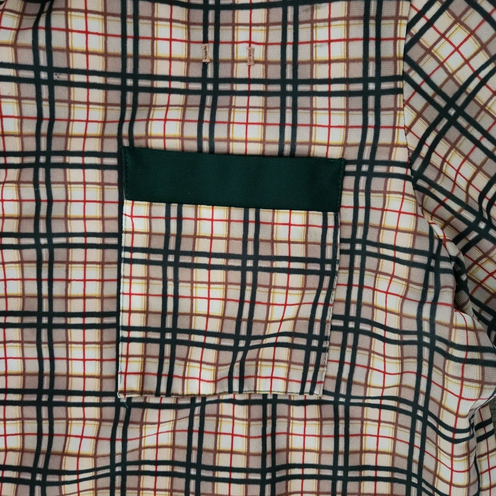 Vintage VINTAGE Barco Golf Polo Shirt Mens Large Full Zip Green Plaid USA MADE Mens Regular Short Sleeve Polo Retro 80s Fashion Size US L / EU 52-54 / 3 - 6 Thumbnail