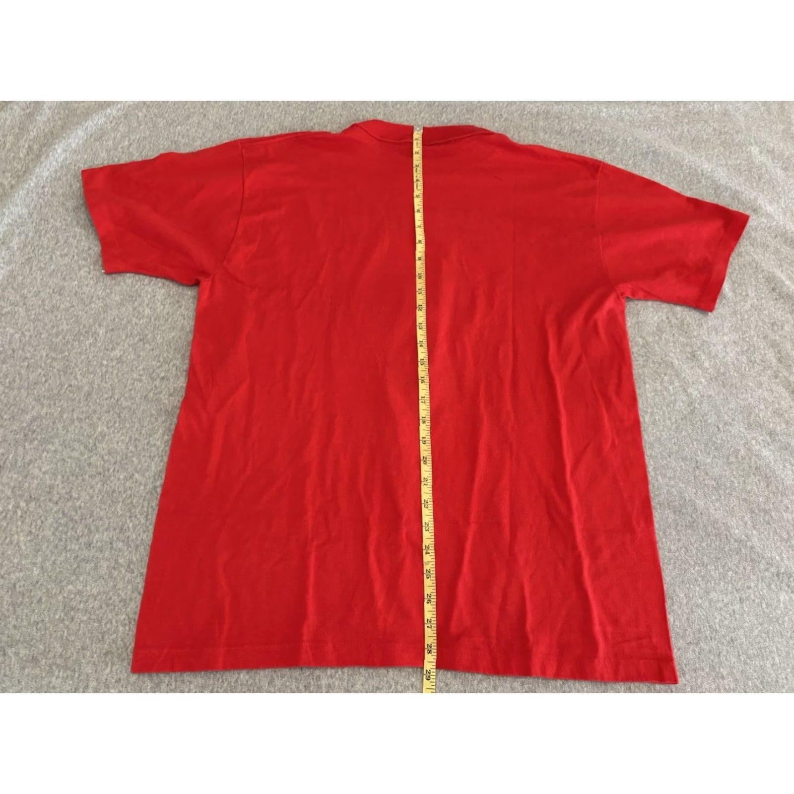 Peanuts VINTAGE Peanuts Snoopy Dad Shirt Red United Feature Syndicate Schulz Shirt Mens L Short Sleeve Crew Neck Size US L / EU 52-54 / 3 - 7 Thumbnail
