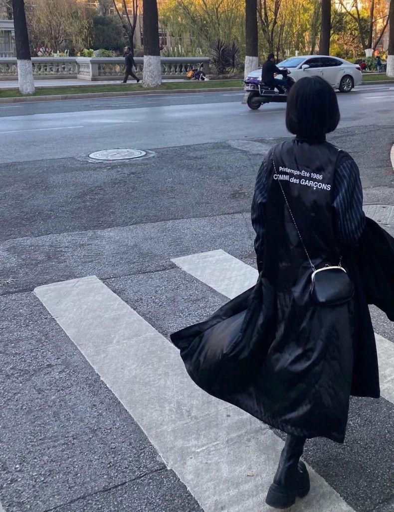 Comme des Garcons CDG Kawakubo Rei staff wear long coat staff coat staff gown Size US M / EU 48-50 / 2 - 1 Thumbnail