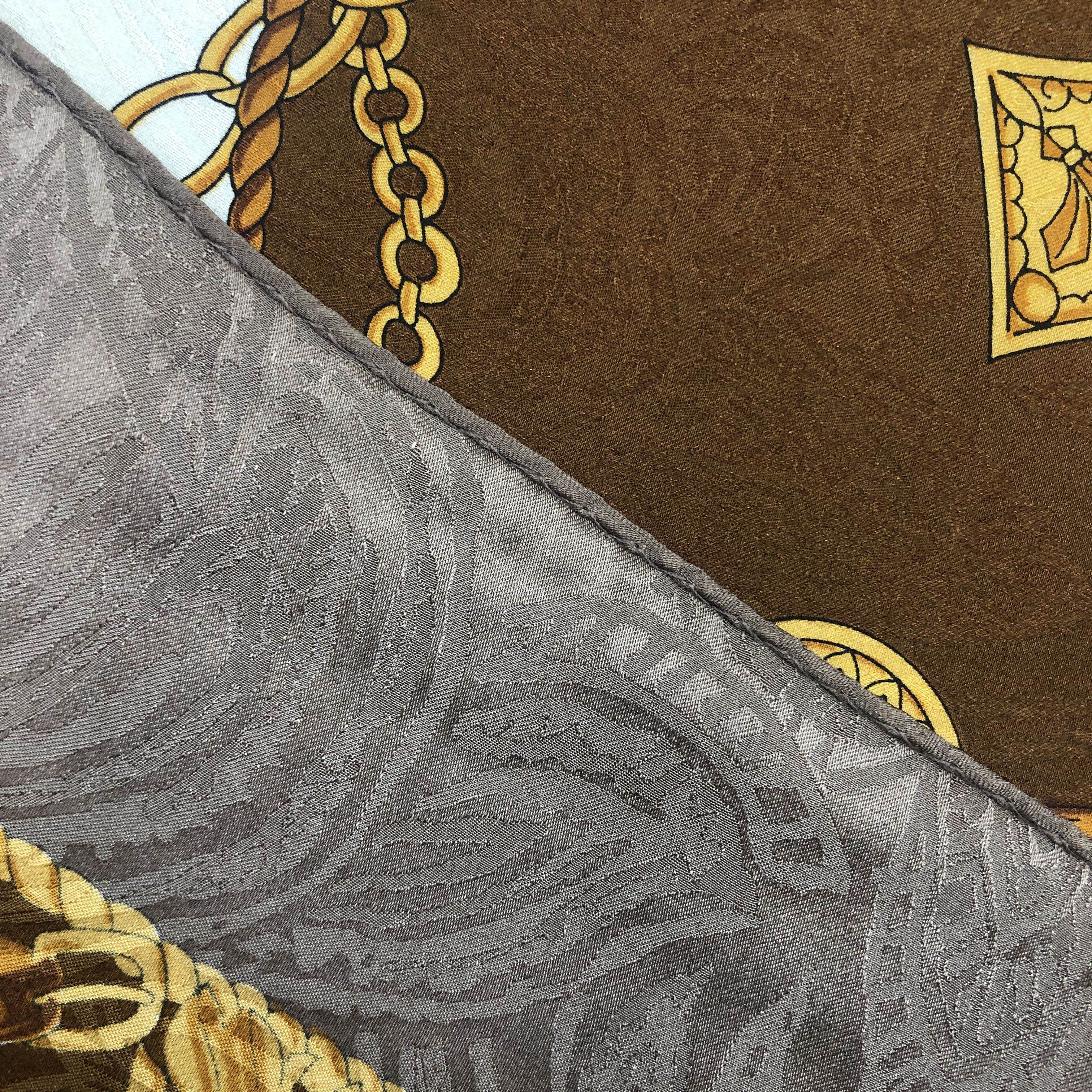 Other × Vintage Vintage SILK Scarf Twill Stole Wraps Scarves Size ONE SIZE - 19 Thumbnail
