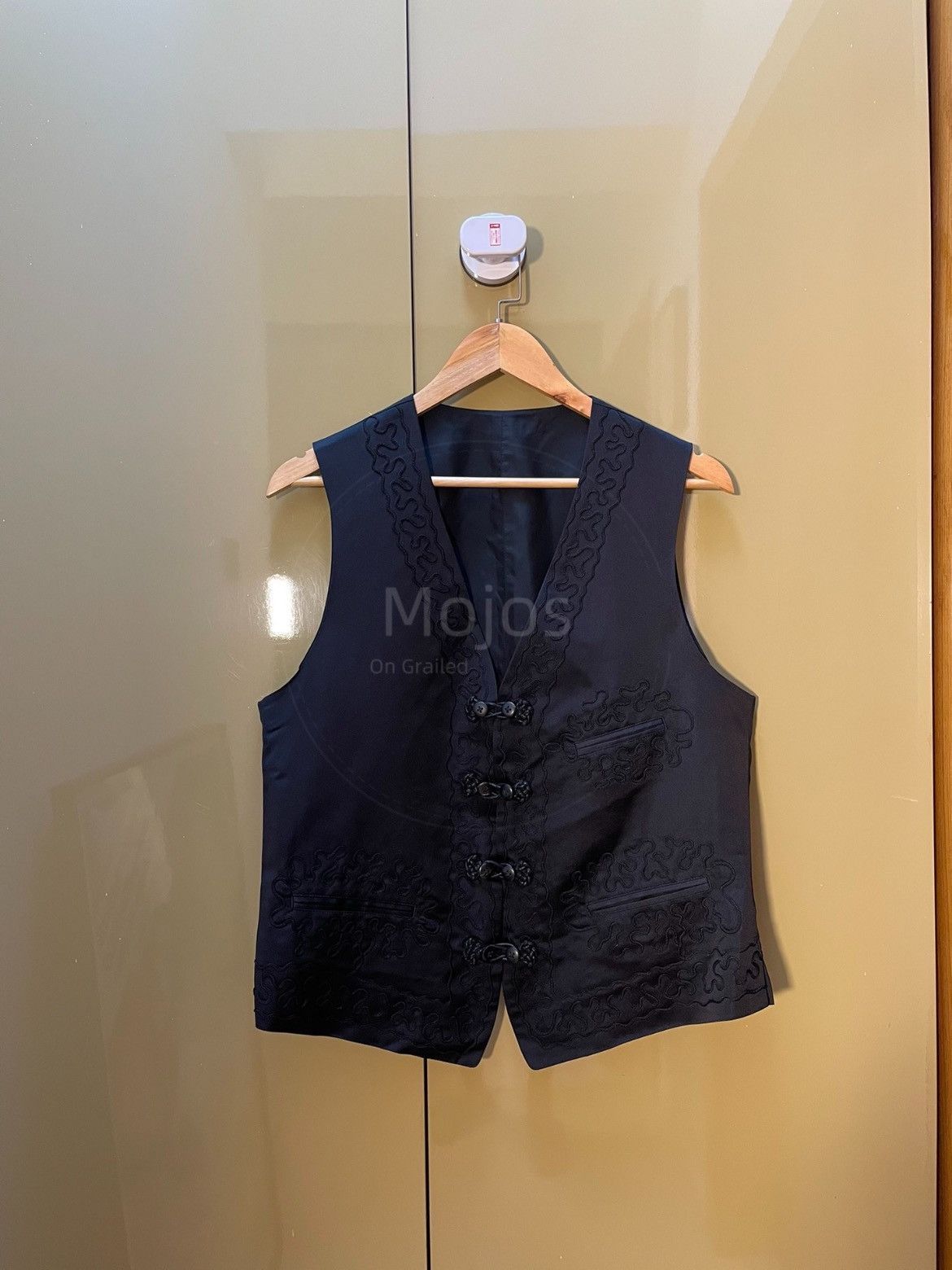 Yohji Yamamoto Yohji Yamamoto Pour Homme 93SS Silk Stitch Vest-2508 Size US M / EU 48-50 / 2 - 1 Thumbnail