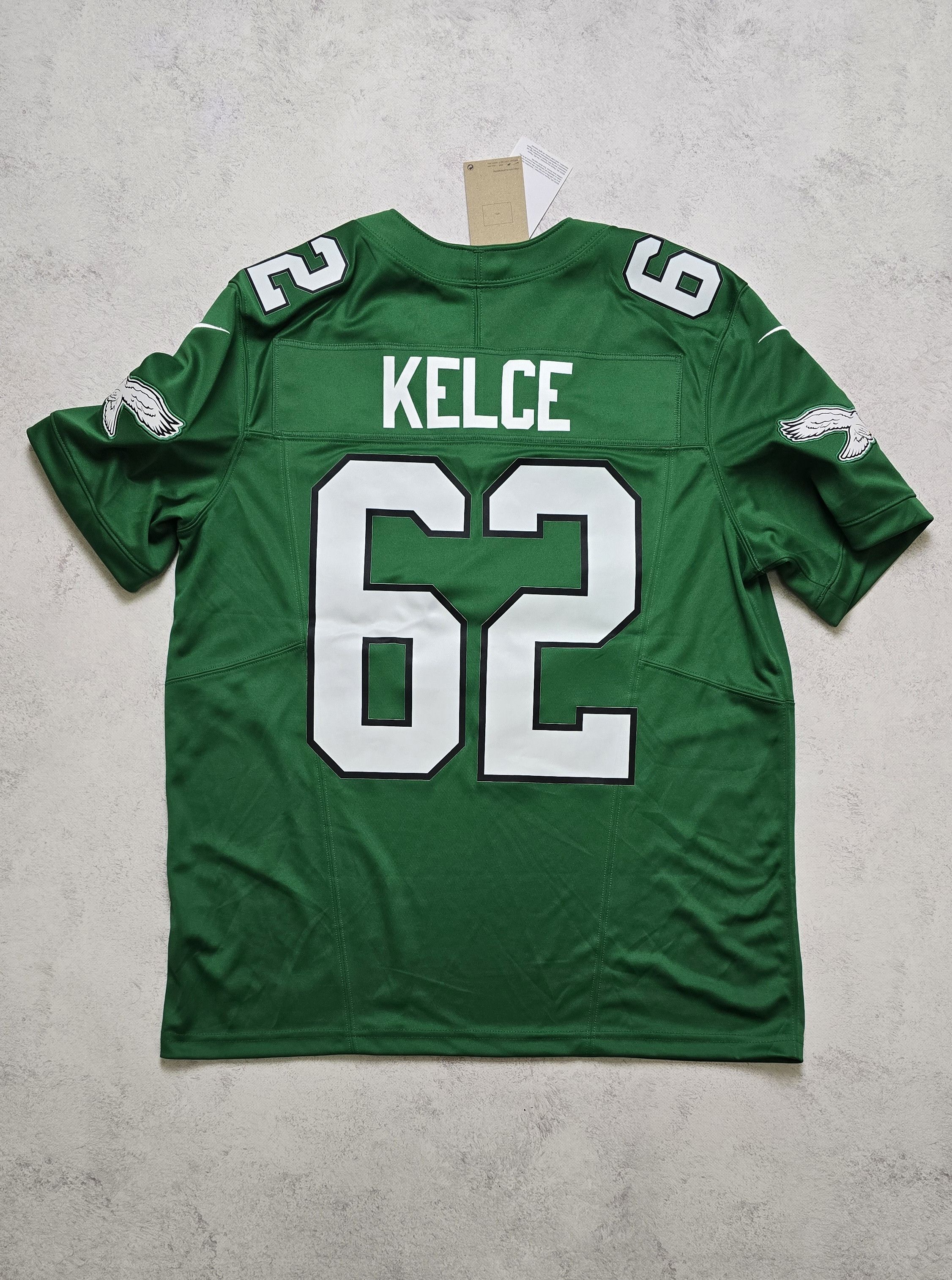 Nike Jason Kelce Philadelphia Eagles FUSE Limited Jersey Kelly Size US L / EU 52-54 / 3 - 3 Thumbnail