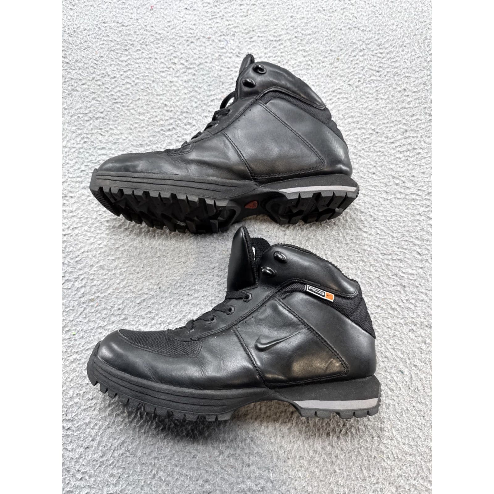 Nike Nike ACG Pinchot All Weather Boots Black Mens Size 10 Boot Leather Ankle Lace Up 309722-001 Size US 10 / EU 43 - 2 Thumbnail