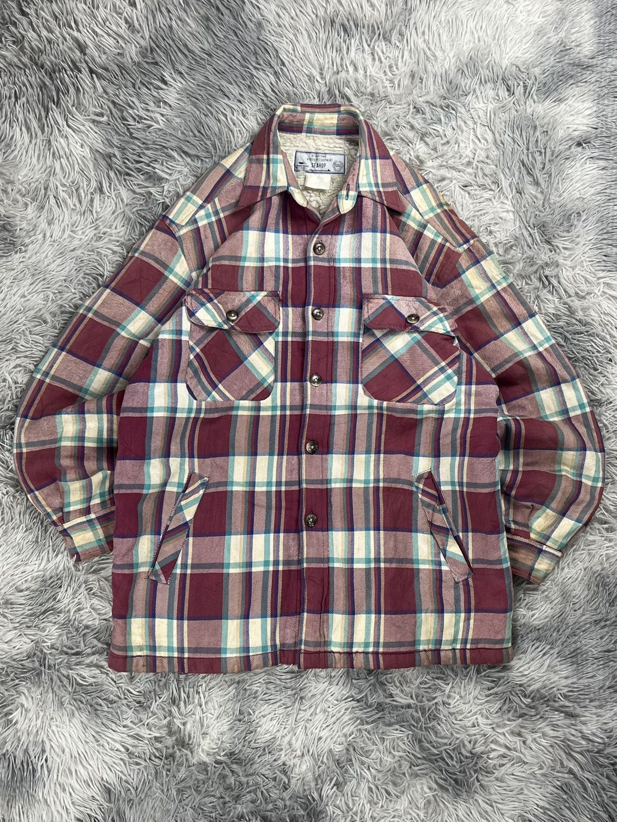 Japanese Brand Vintage Seahop workers equipment jacket Size US M / EU 48-50 / 2 - 1 Thumbnail