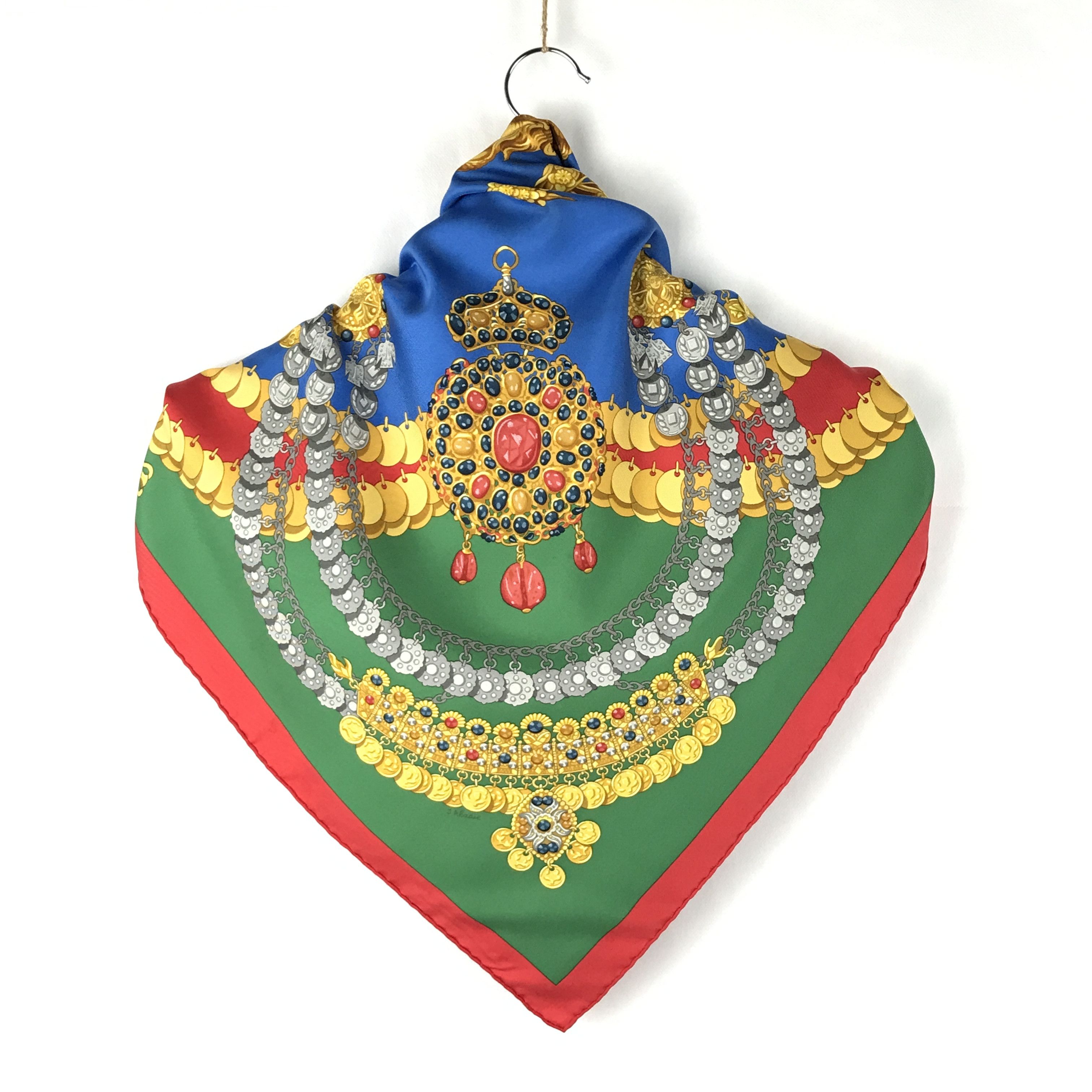 Hermes × Vintage Vintage Hermes Silk Scarf With Box Size ONE SIZE - 5 Thumbnail
