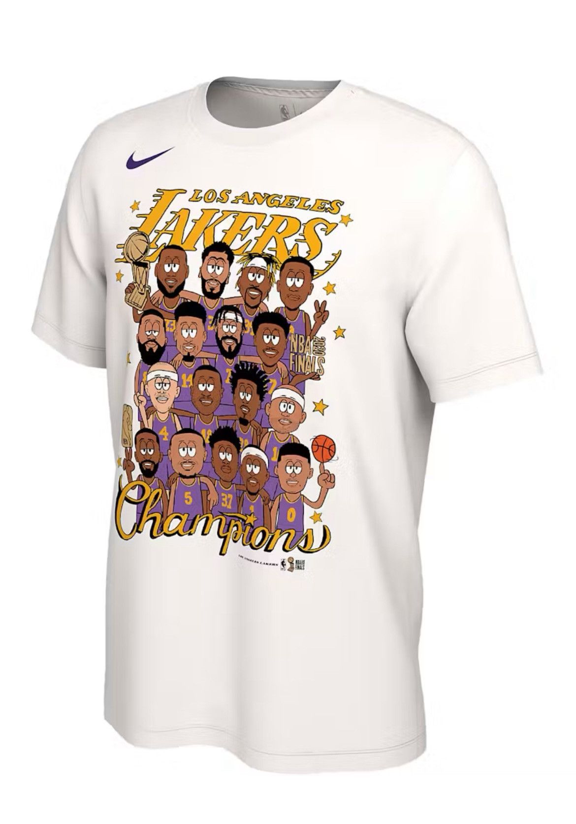 Nike Nike Los Angeles Lakers 2020 Championship Shirt Size US XXL / EU 58 / 5 - 1 Thumbnail