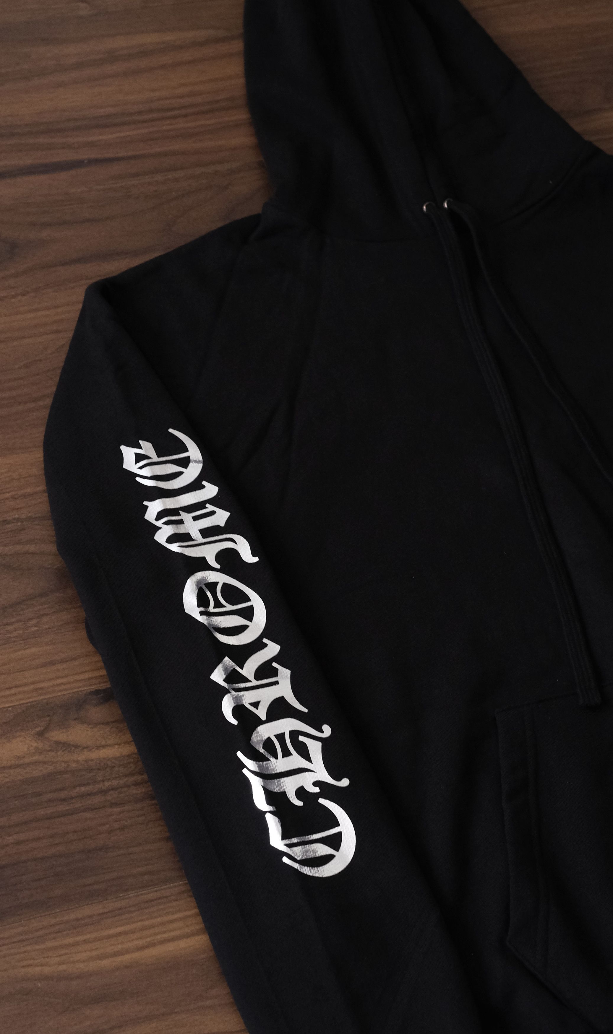 Chrome Hearts Chrome Hearts Exclusive Metallic Vertical Logo Hoodie Size US L / EU 52-54 / 3 - 4 Thumbnail