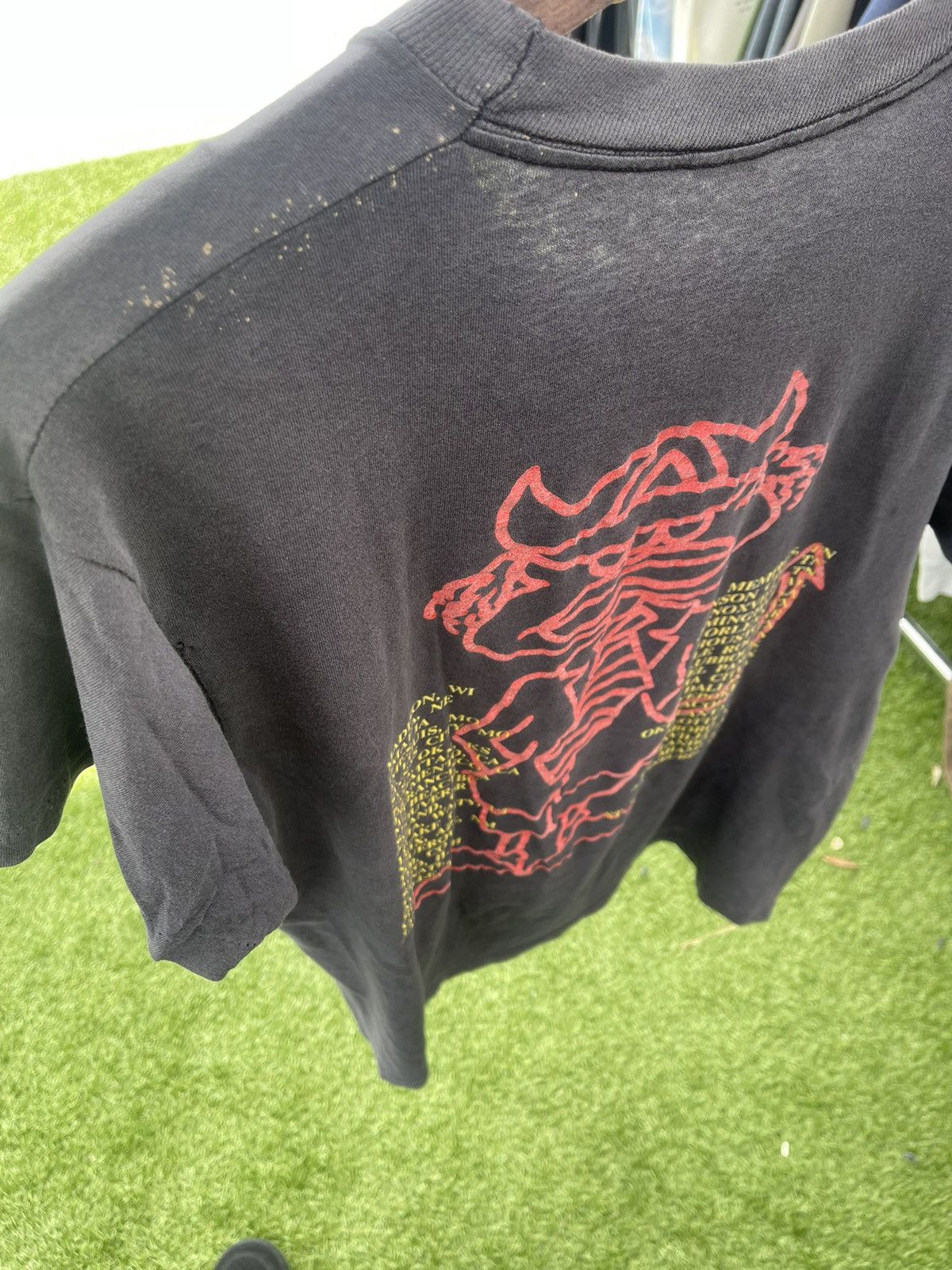 Band Tees Vintage 1990 Faded ACDC Band Tee Size US L / EU 52-54 / 3 - 9 Thumbnail