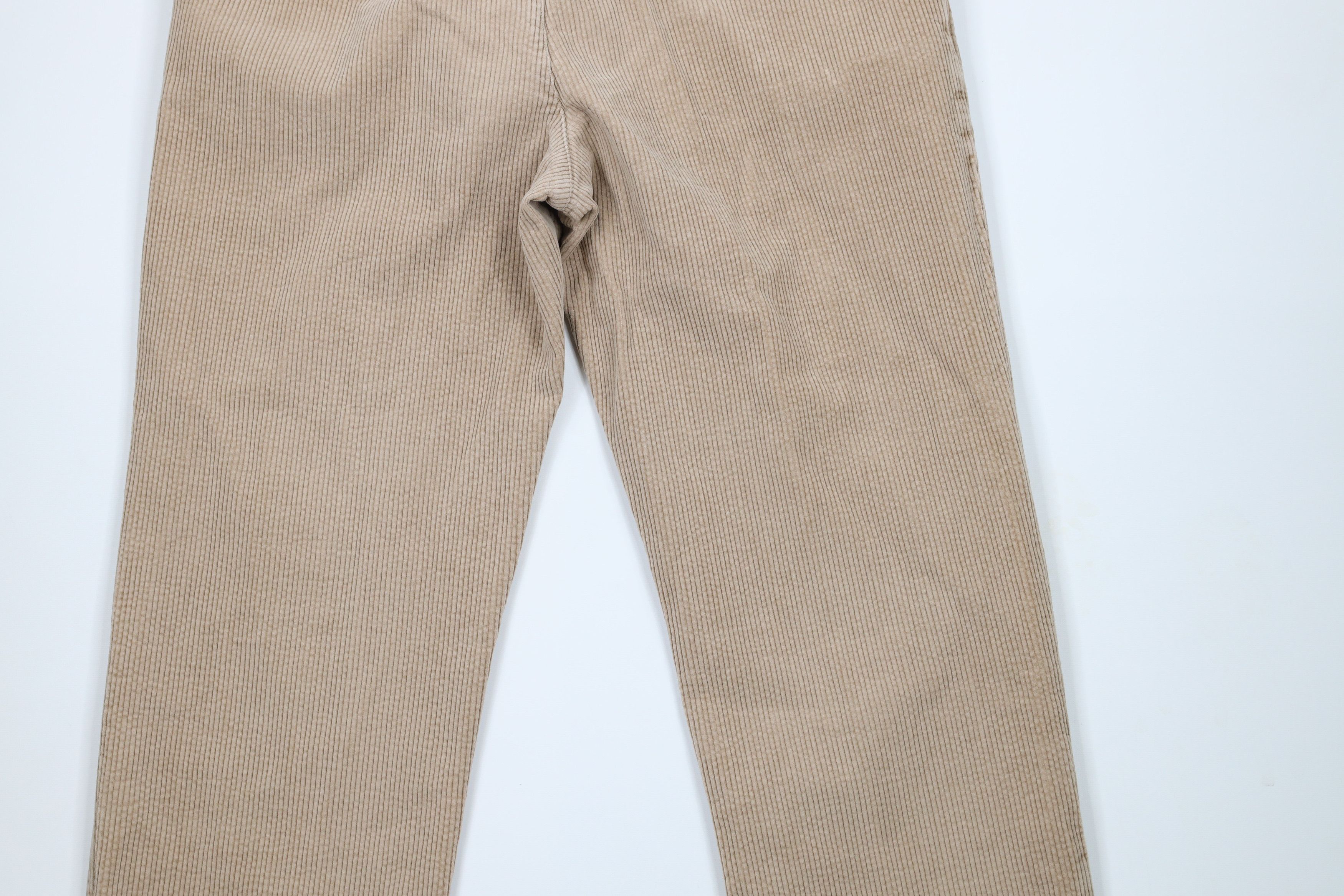 Vintage Vintage 90s Streetwear Wide Leg Corduroy Chino Pants Beige Size US 38 / EU 54 - 10 Thumbnail