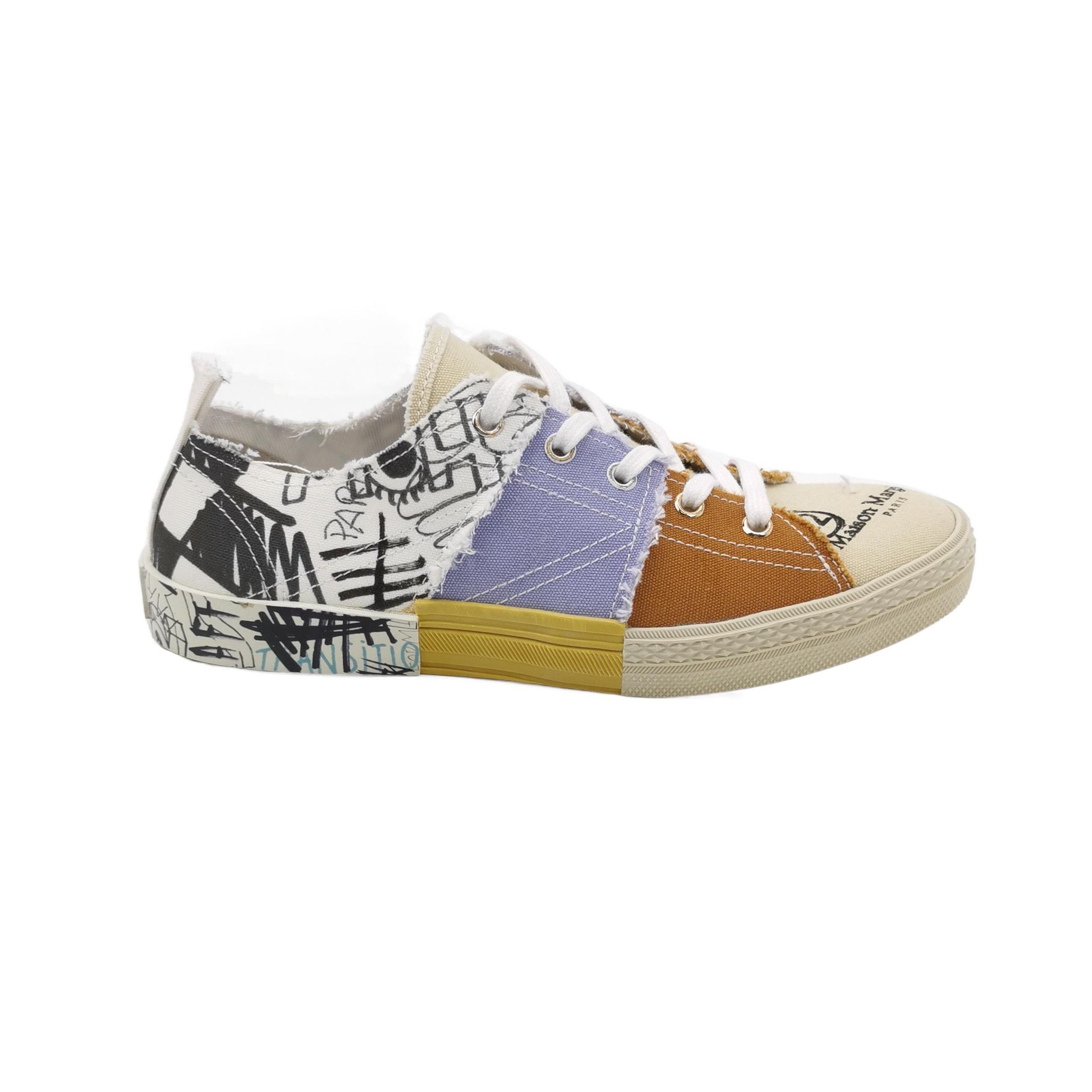 Maison Margiela Maison Margiela Graffiti Low-Top Sneakers Size 6 Size US 5.5 / EU 38 - 1 Thumbnail