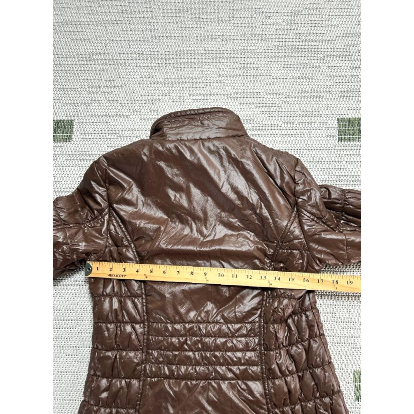 Merrell Merrell Puffer Jacket Womens Medium Brown Down Fill Full Zip Size M / US 6-8 / IT 42-44 - 3 Thumbnail