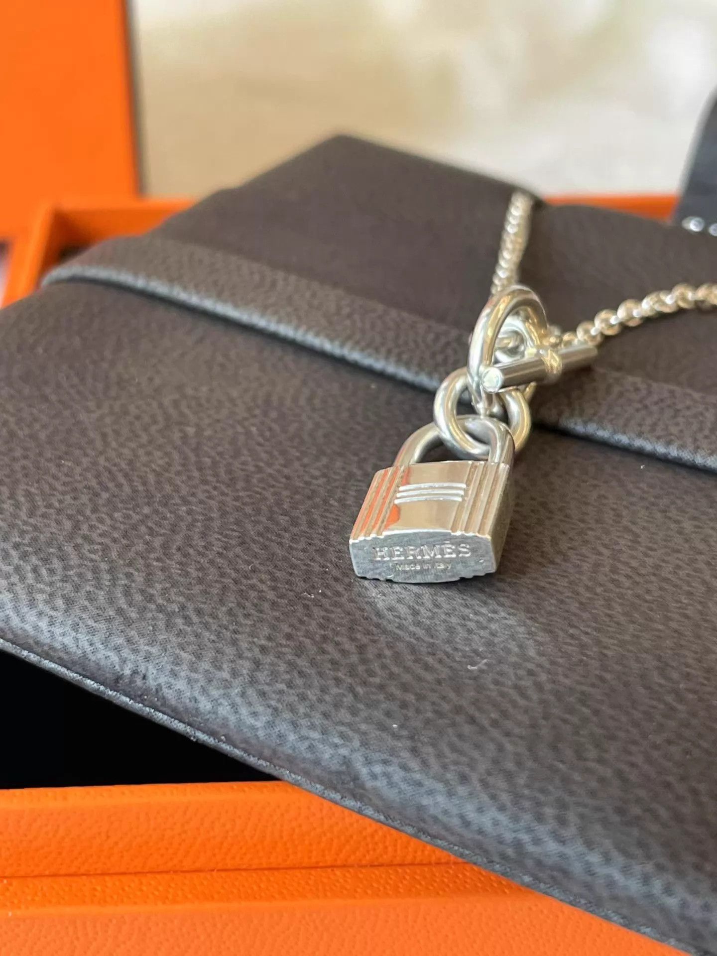 Hermes Hermes Kelly Lock 925 Silver 40cm Mint Box Size ONE SIZE - 6 Thumbnail