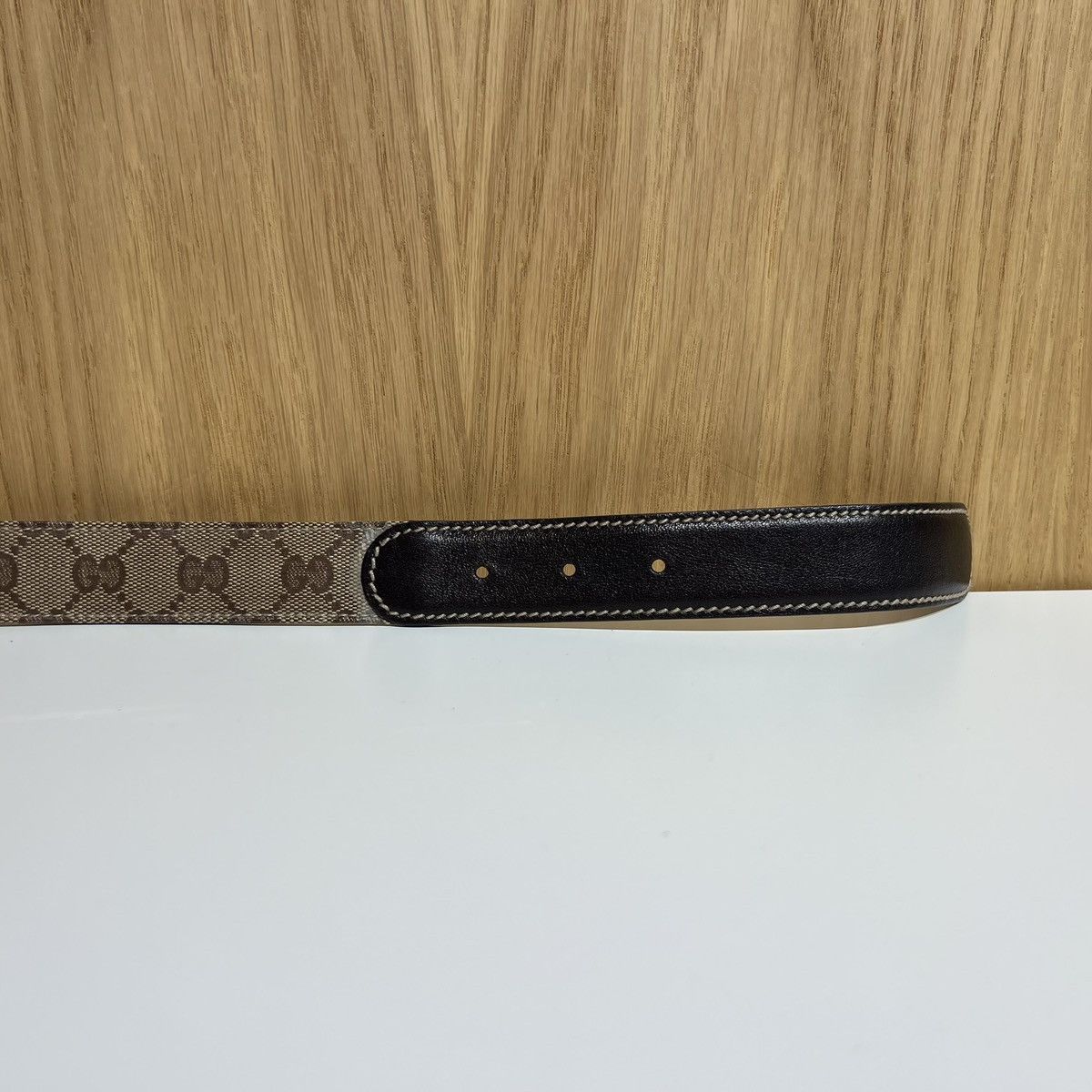 Gucci 🔹Gucci Leather Belt 181459 Size ONE SIZE - 4 Thumbnail