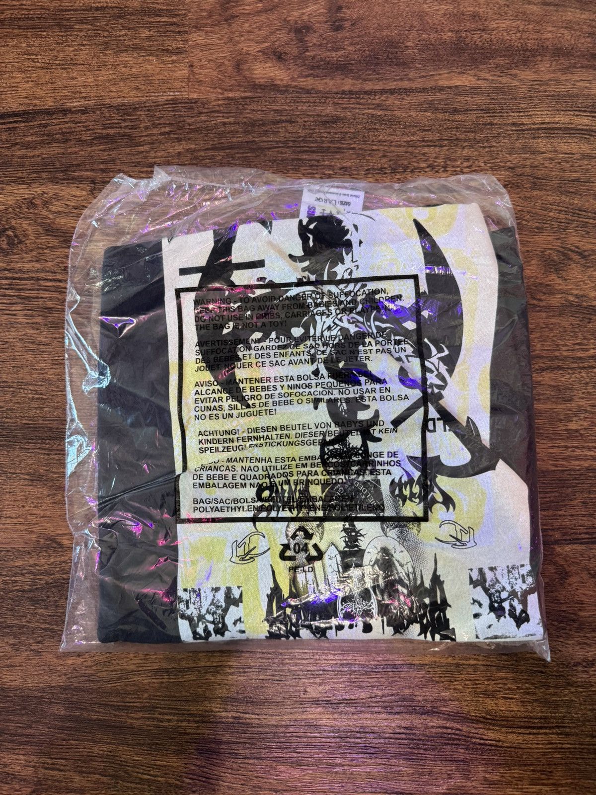 Drain Gang New Bladee Cold Visions Anchor Tee Black Large Shipping Fast Size US L / EU 52-54 / 3 - 1 Thumbnail